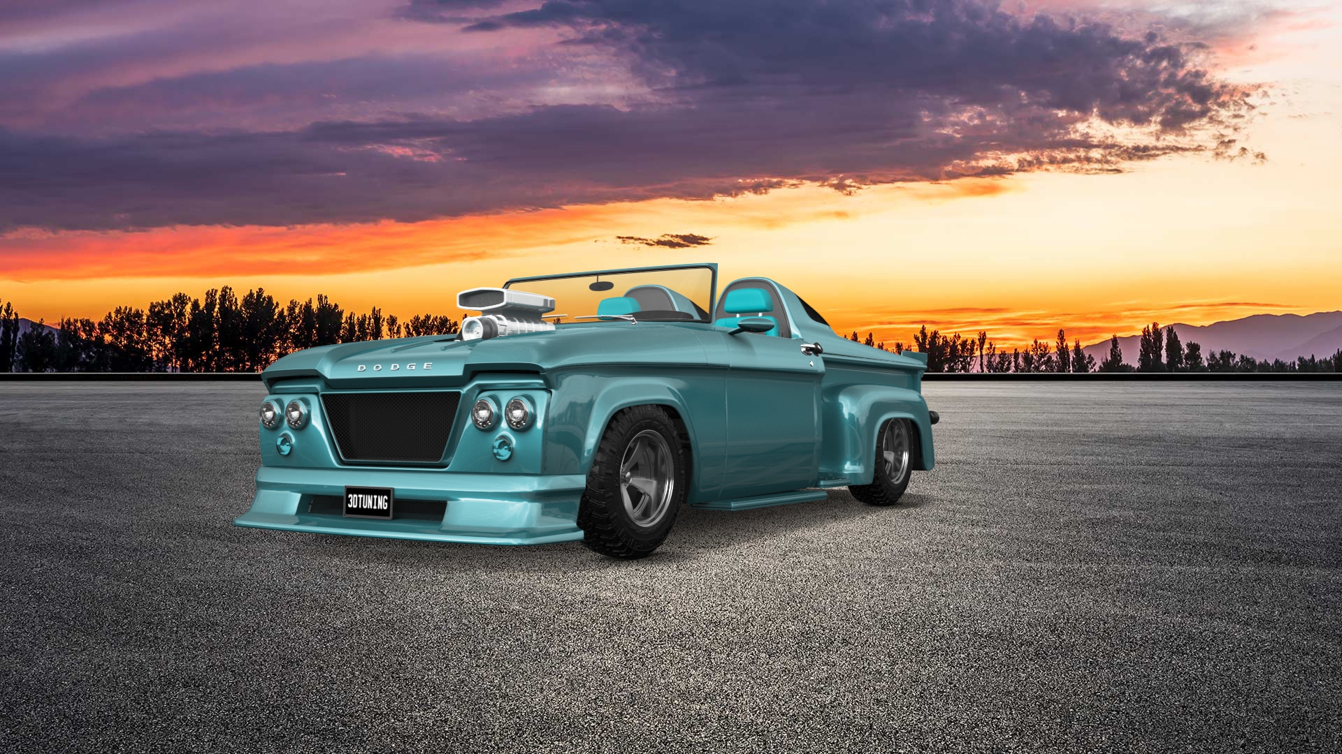 Dodge D-100 Stepside 2 Door pickup truck 1961