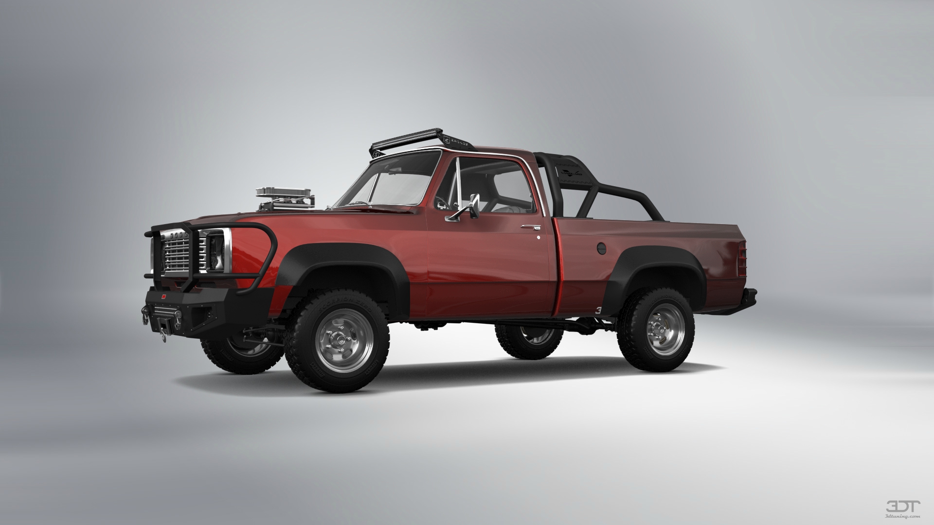 Dodge Power Wagon W200 2 Door pickup truck 1977 tuning