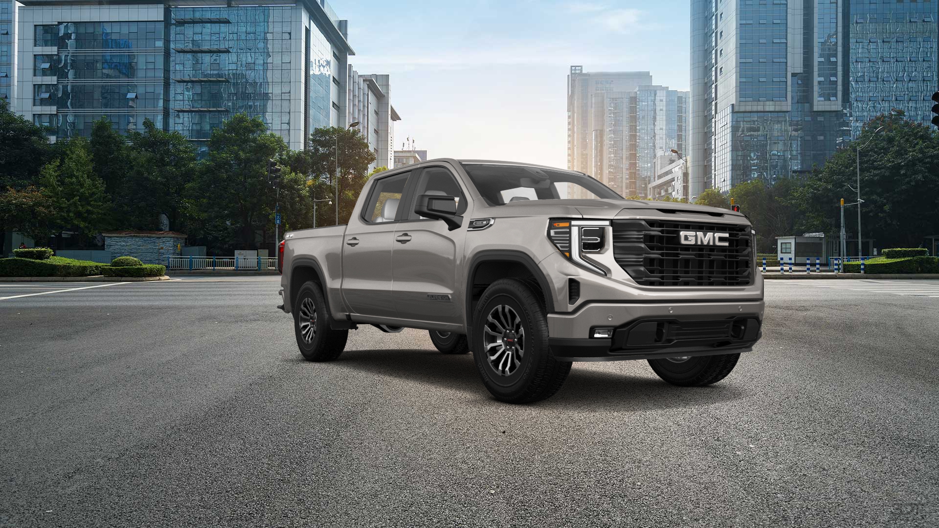 GMC Sierra 1500 Crew Cab 5.8 ft box 4 Door pickup truck 2023 tuning