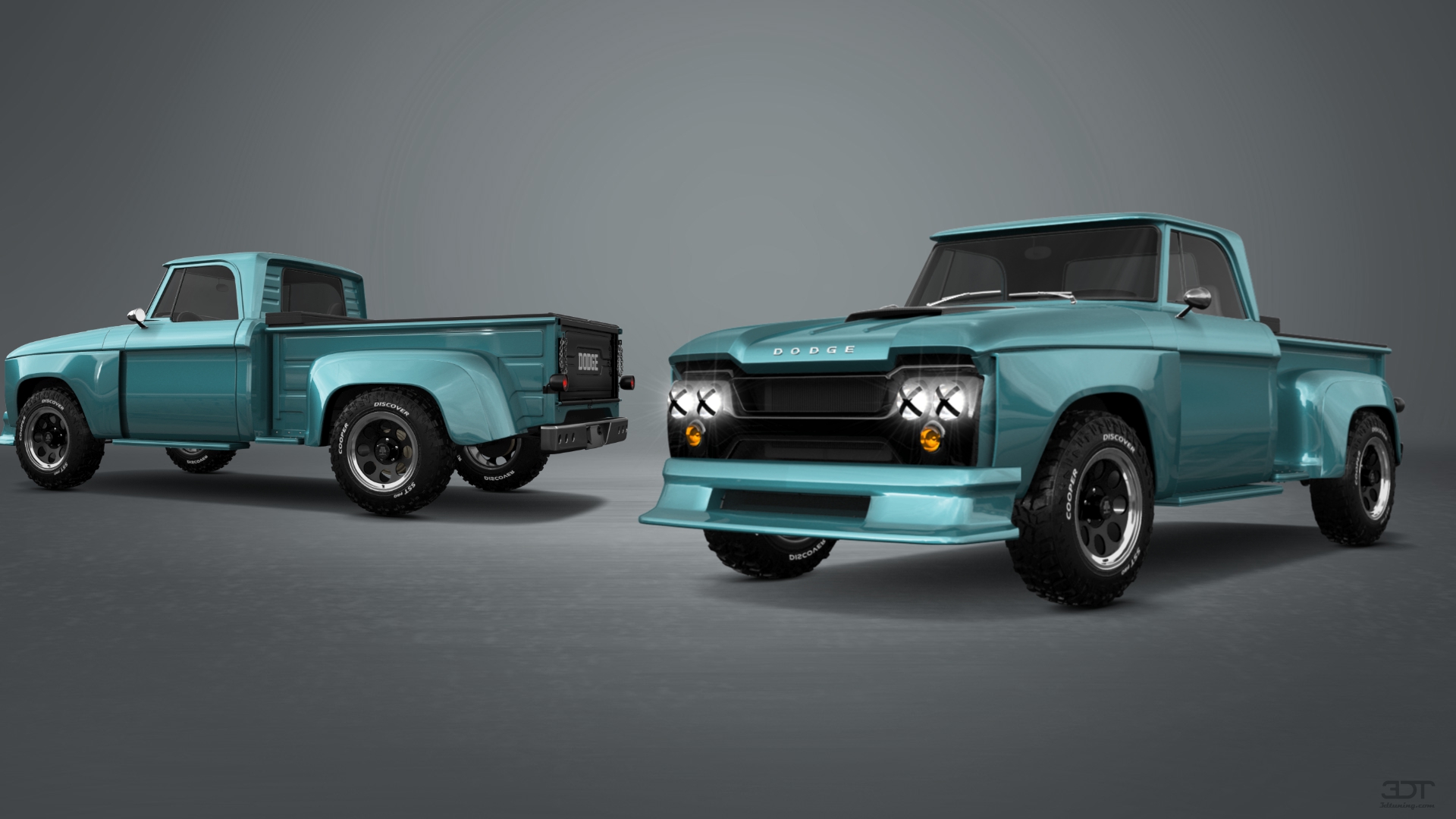 Dodge D-100 Stepside 2 Door pickup truck 1961