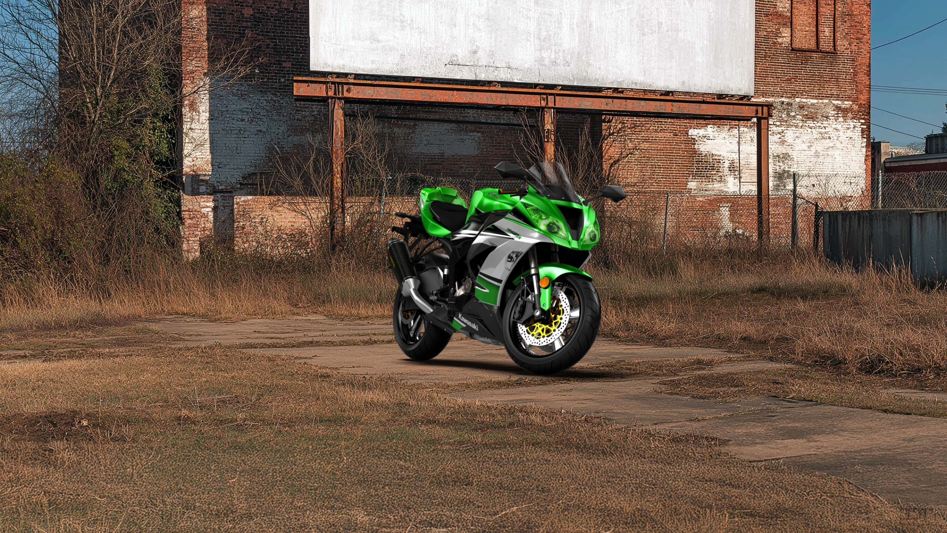 Kawasaki Ninja ZX 6R Sport Bike 2015 tuning