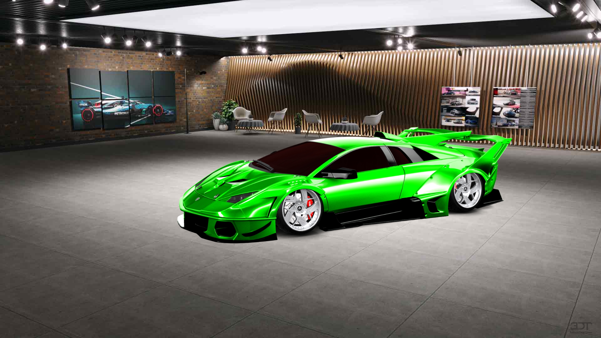 Lamborghini Murcielago 2 Door Coupe 2001 tuning