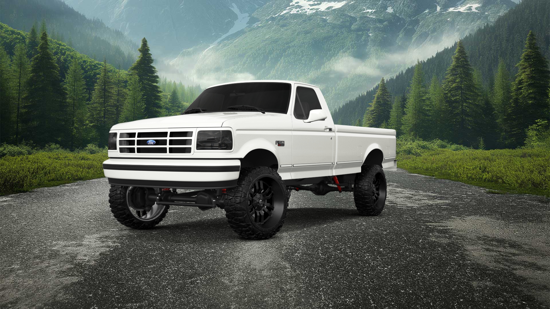 Ford F-150 Regular Cab 2 Door pickup truck 1992