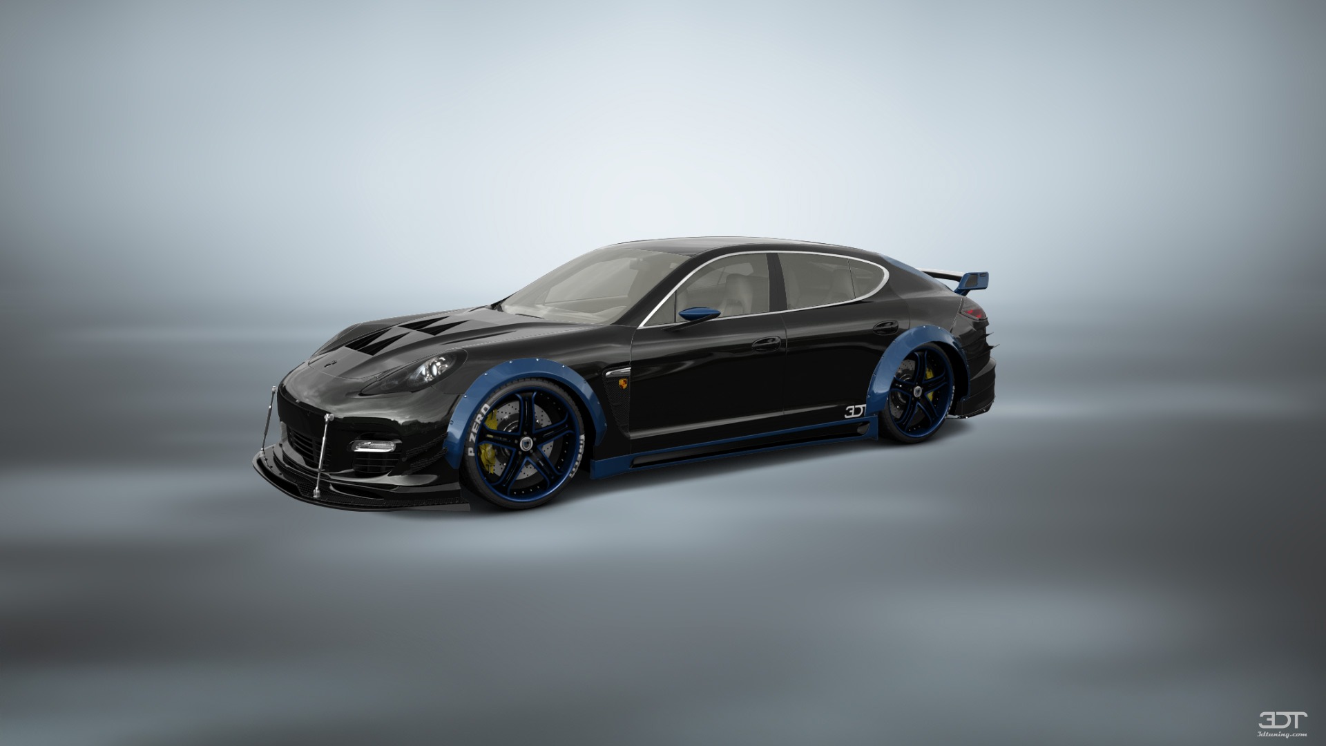 Porsche Panamera 4 door fastback saloon 2011 tuning