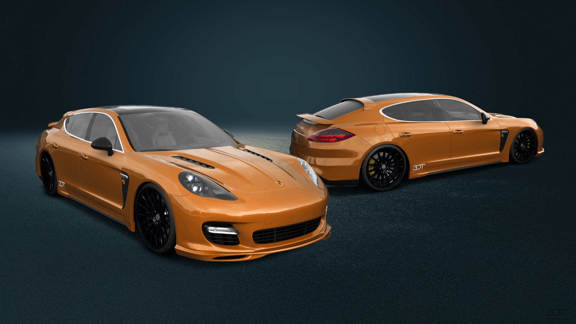 Porsche Panamera 4 door fastback saloon 2011