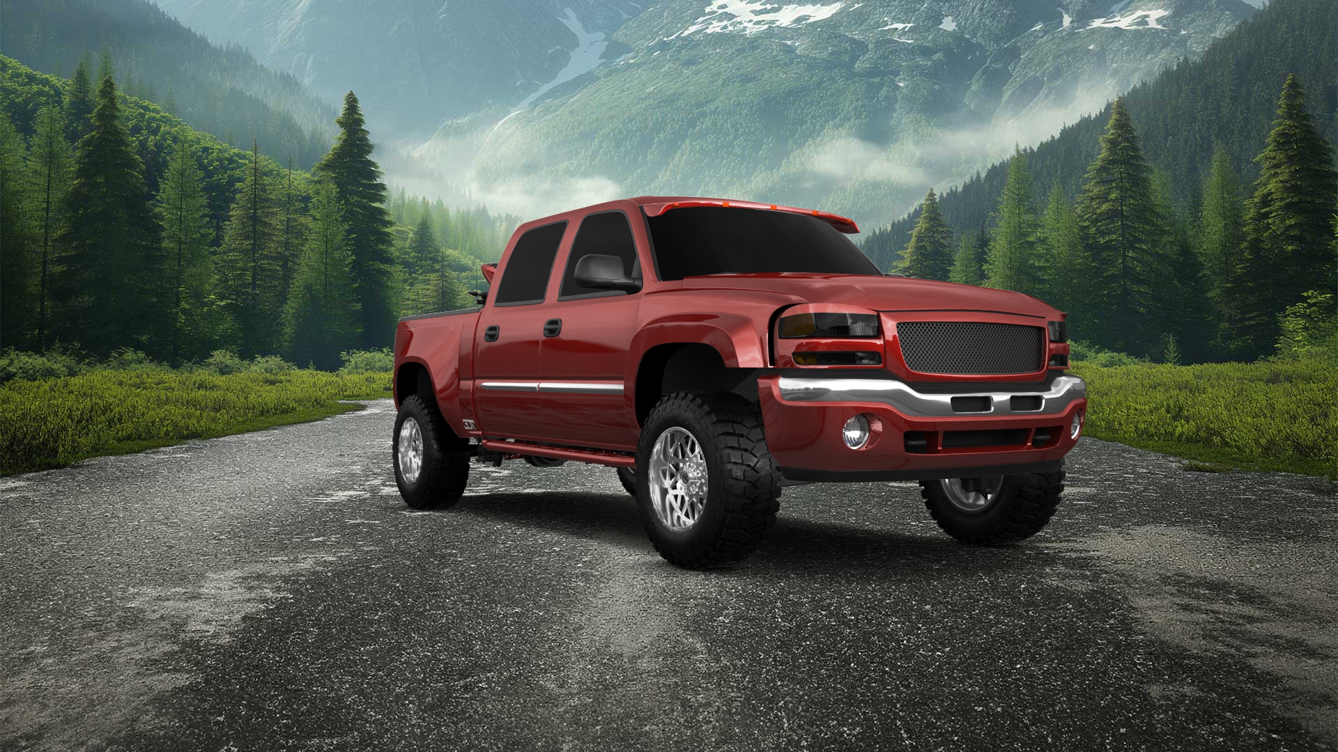 GMC Sierra 1500 Crew Cab Pickup Truck 2000