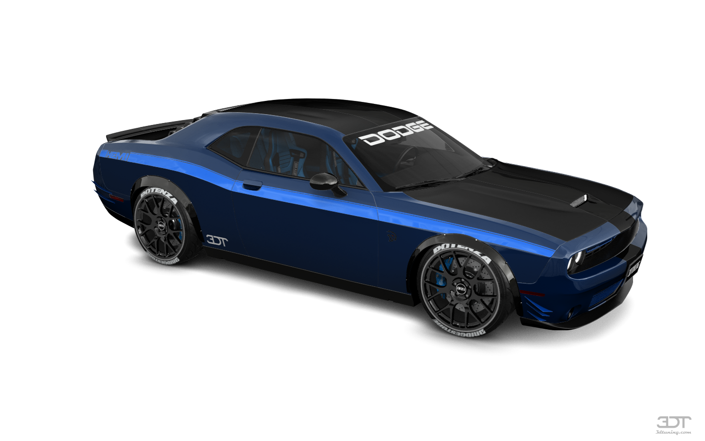 challenger hemi blue