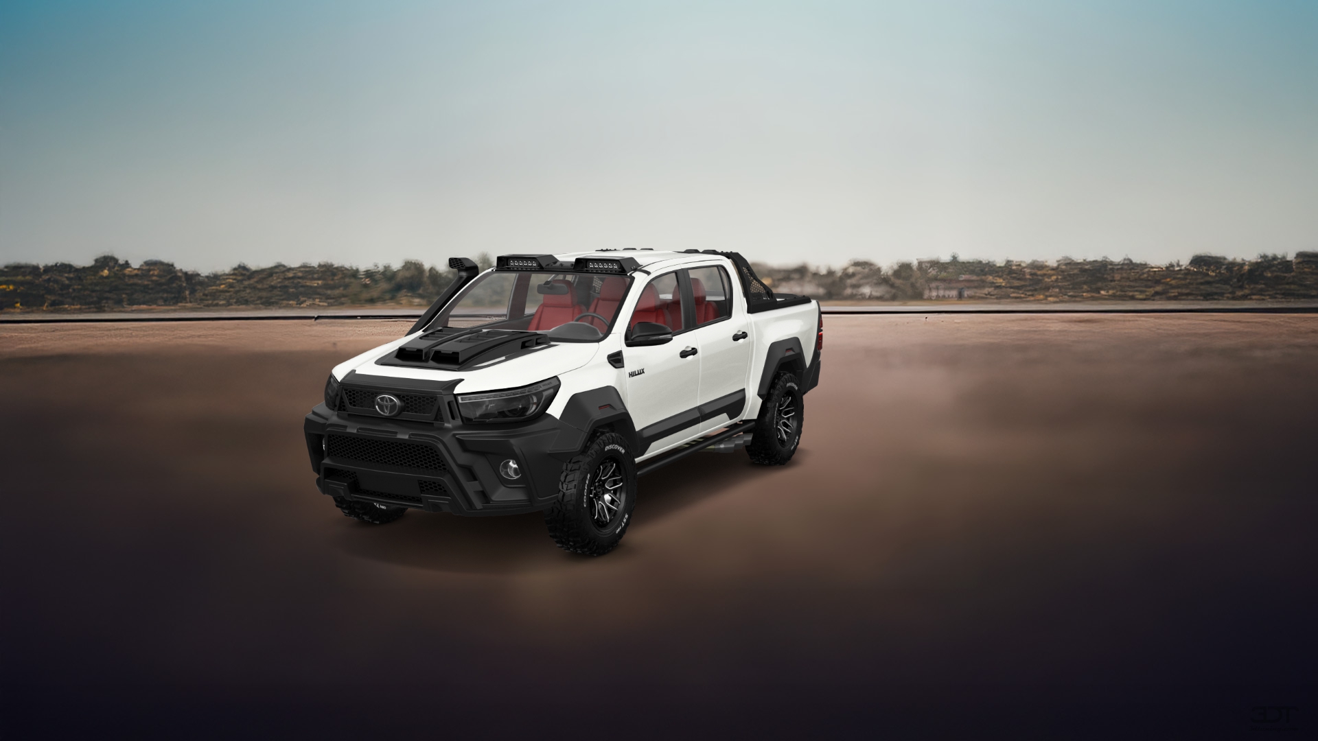 Toyota Hilux Double Cab 4 Door pickup truck 2015 tuning