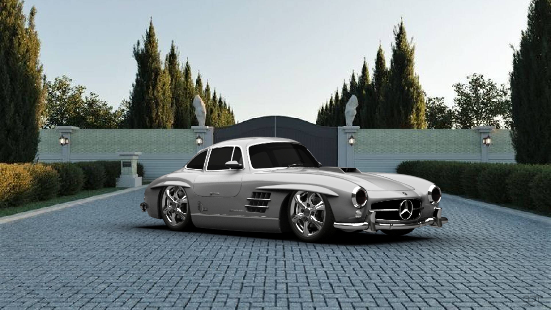 Mercedes 300SL Convertible 1954 tuning