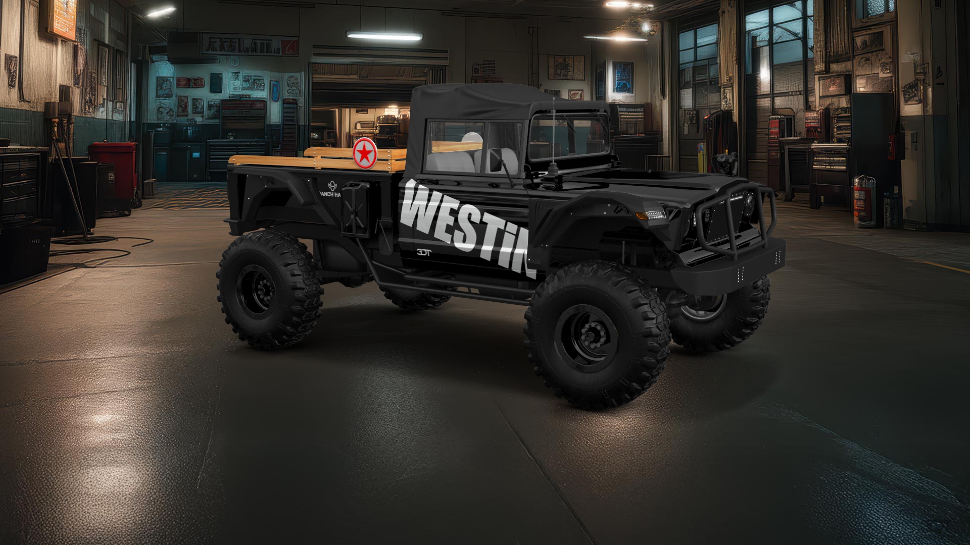 Jeep Kaiser M715 2 Door pickup truck 1968 tuning