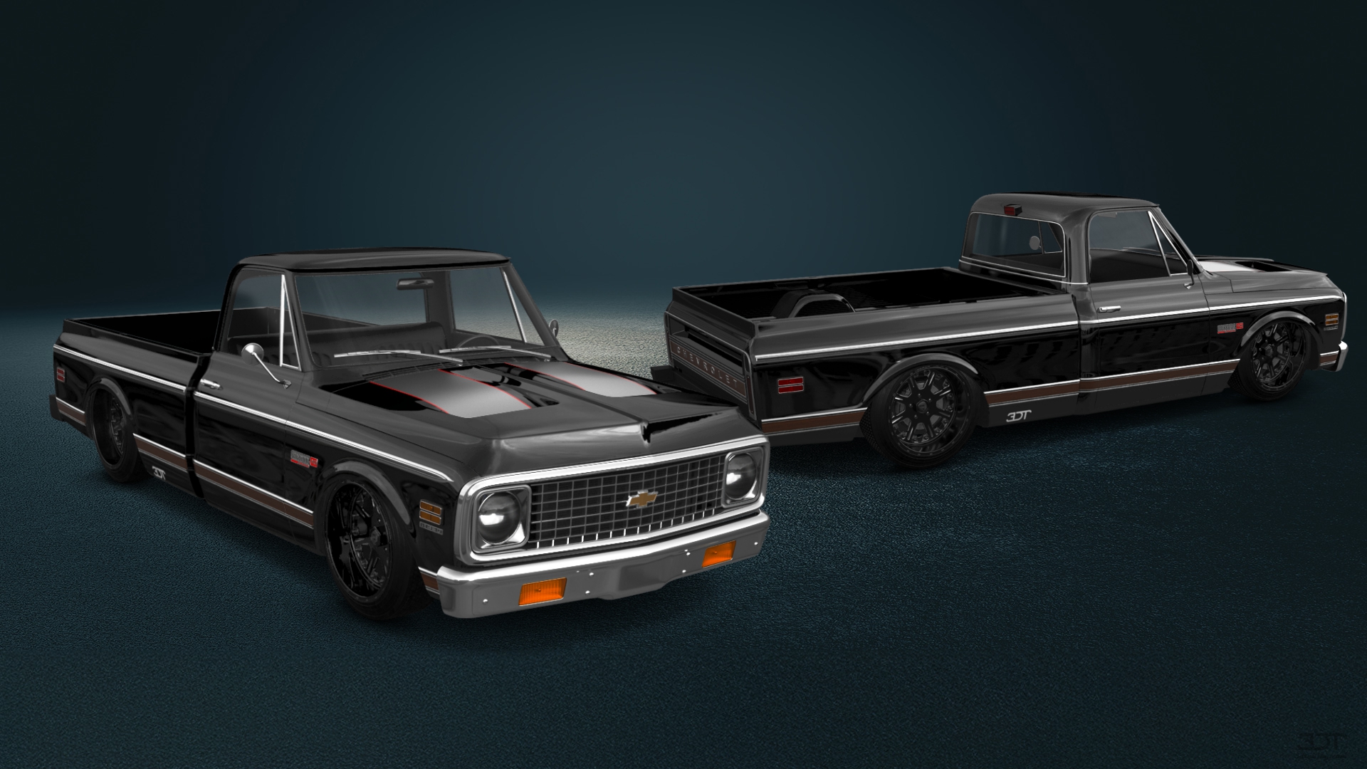 Chevrolet C-10 Cheyenne 2 Door pickup truck 1972 tuning