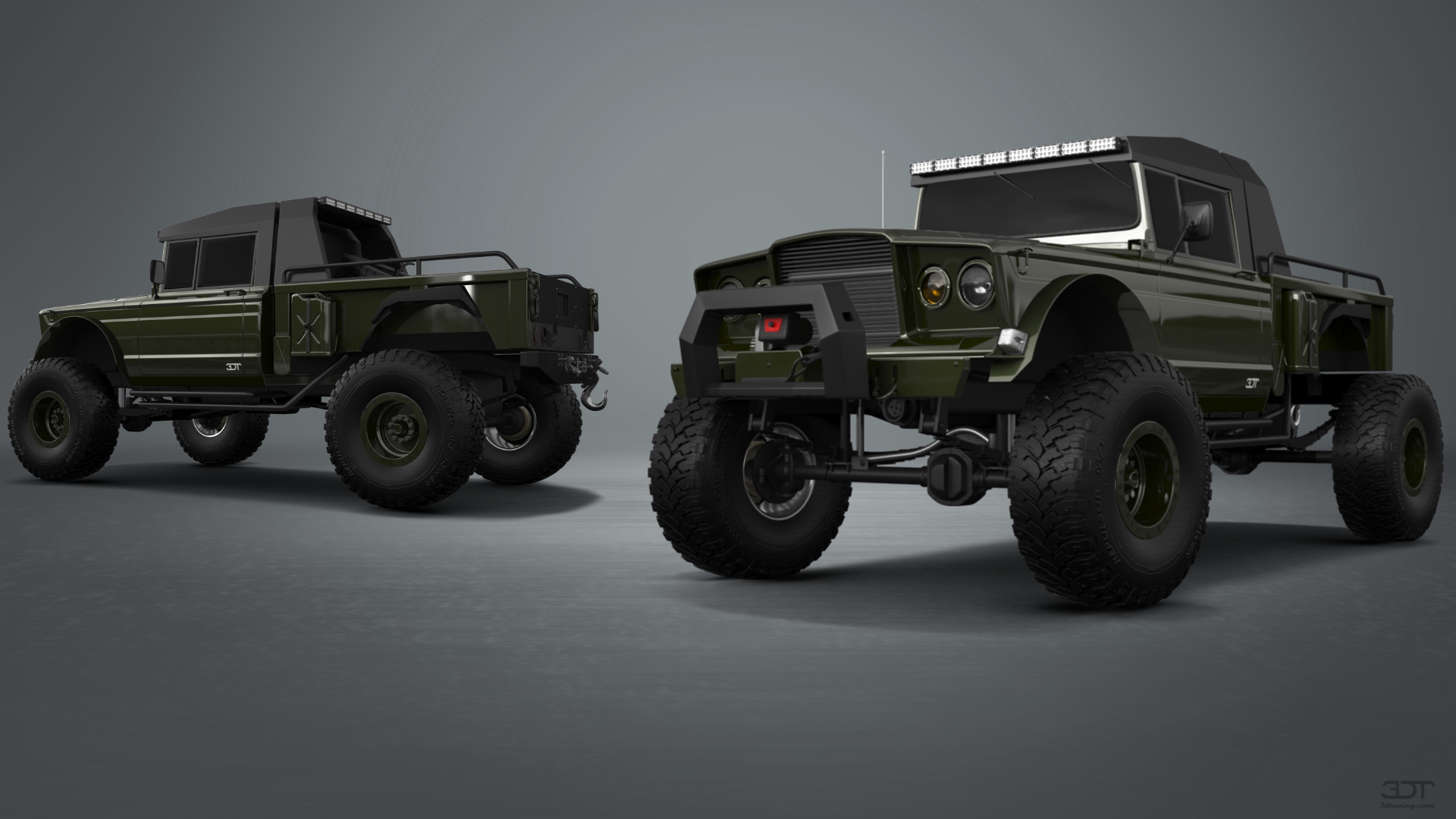 Jeep Kaiser M715 2 Door pickup truck 1968 tuning