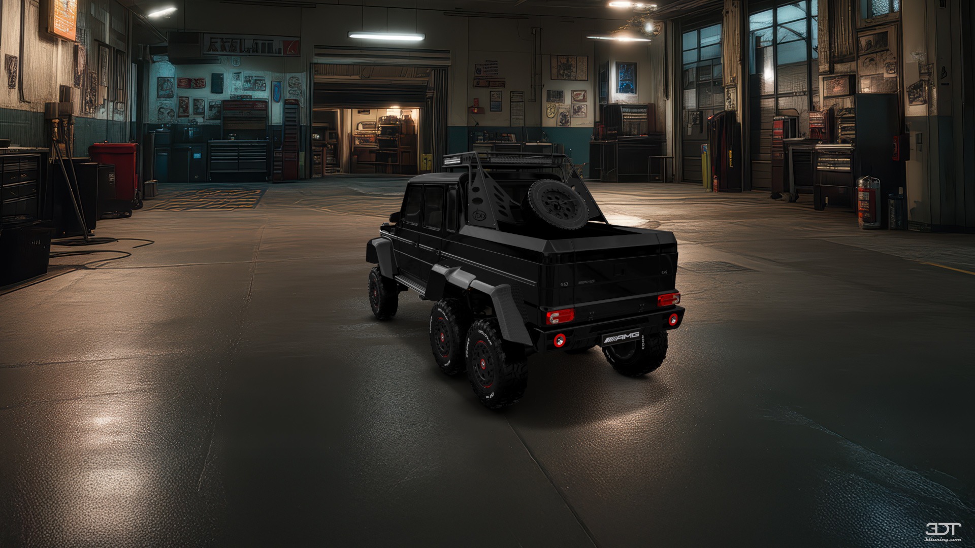 Mercedes G 63 AMG 6x6 4 Door pickup truck 2013 tuning