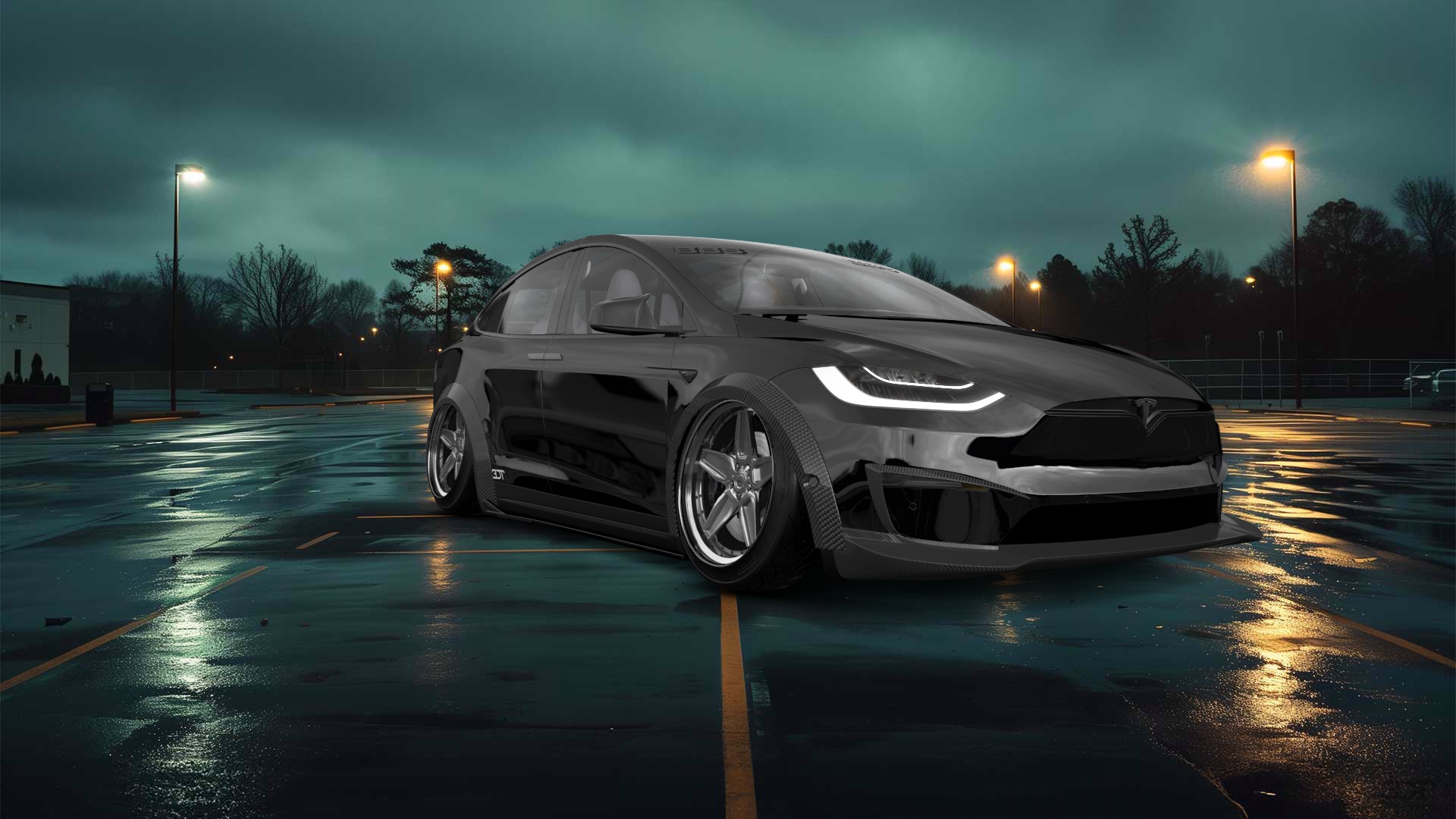 Tesla Model X 5 Door SUV 2024 tuning