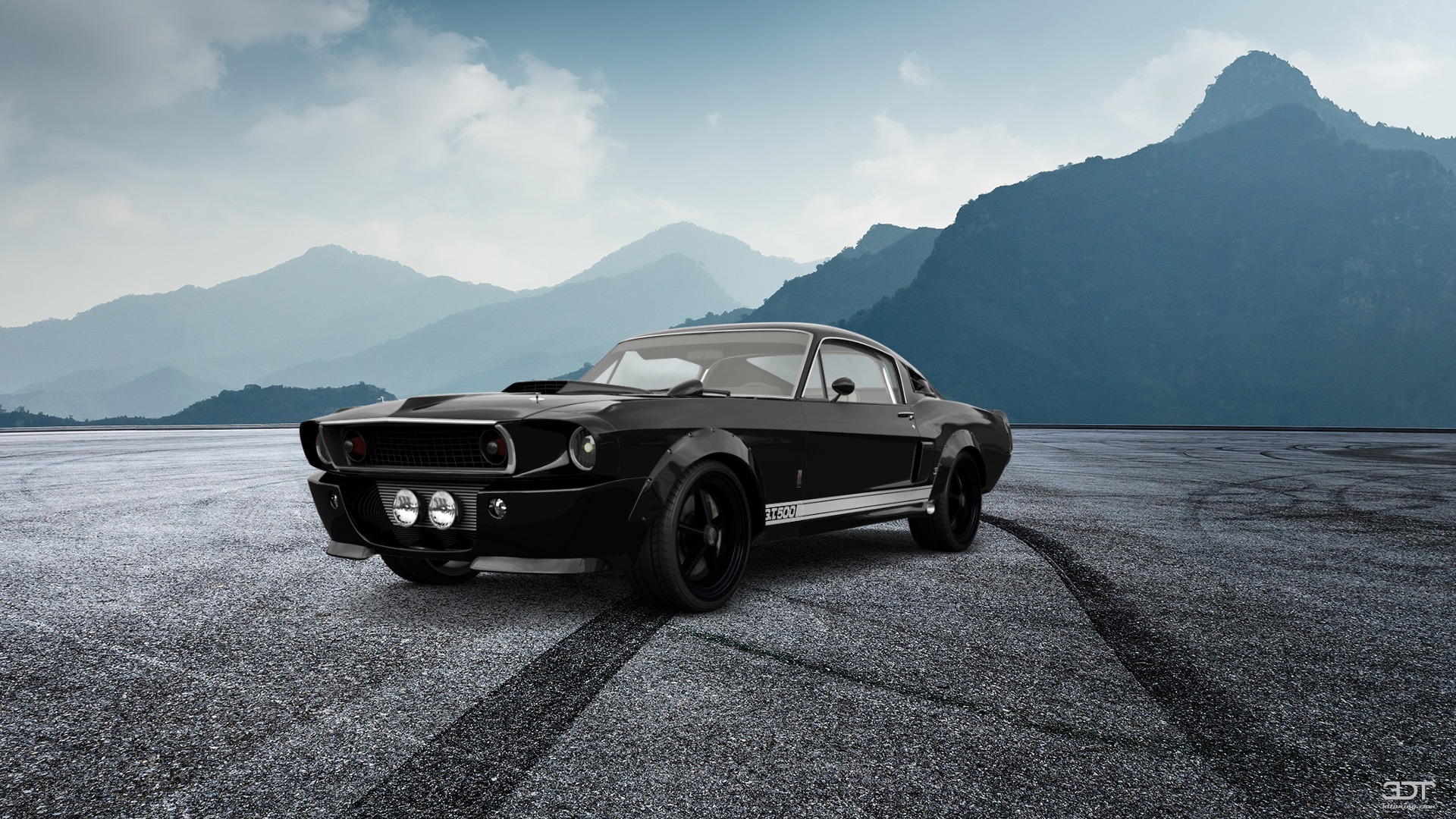 Tuning Mustang GT500 2 Door Coupe 1968