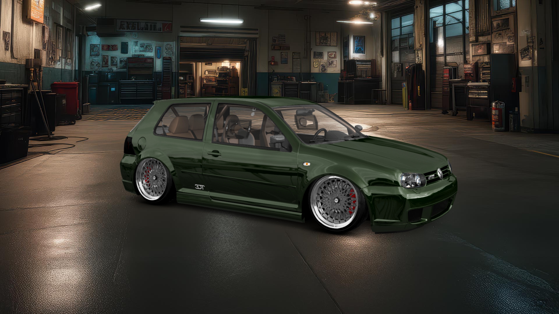 Volkswagen Golf 4 (mk4) 3 Door Hatchback 1997 tuning
