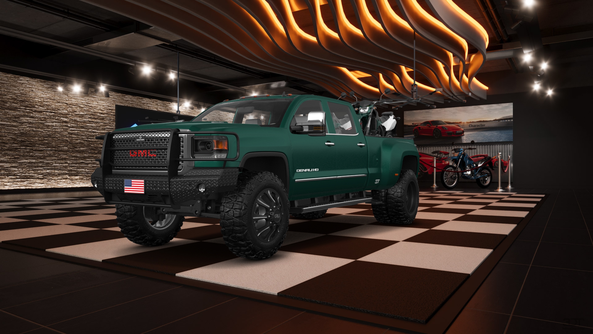GMC Sierra 3500 HD Crew Cab 4 Door pickup truck 2015