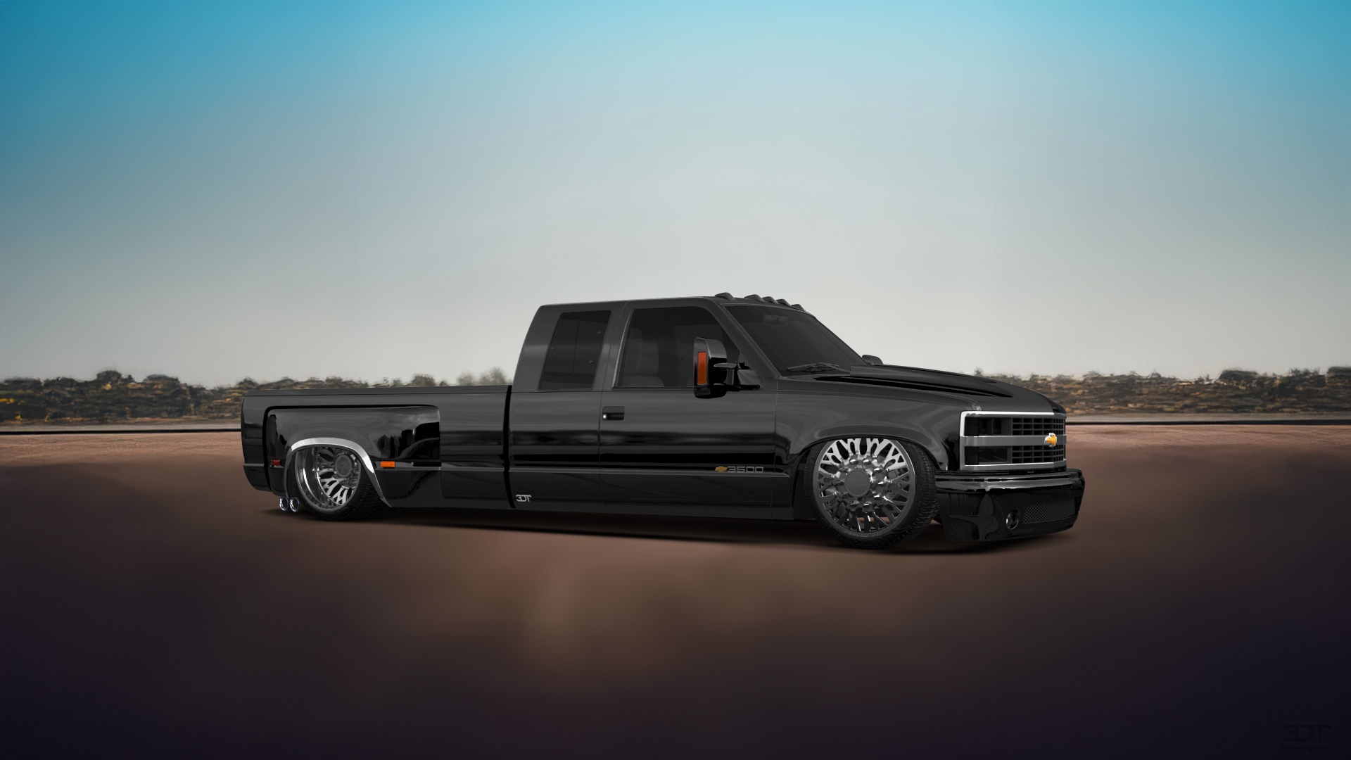 Chevrolet K3500 Extended Cab Pickup Truck 1988 tuning