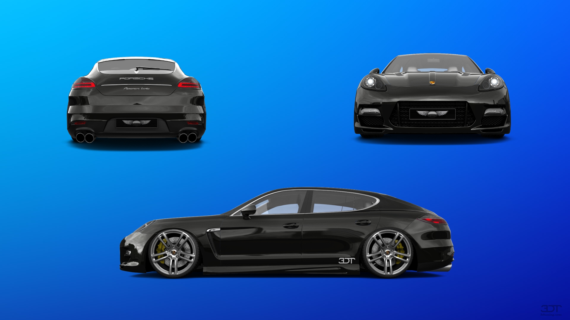Porsche Panamera 4 door fastback saloon 2011
