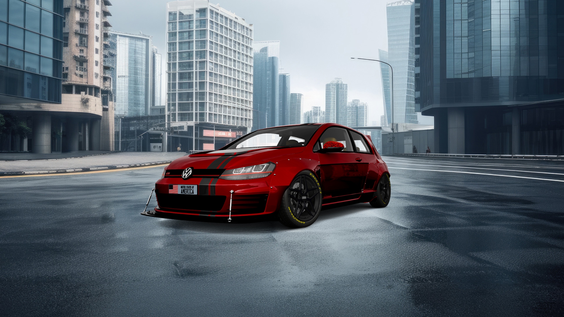 Volkswagen Golf 7 3 Door Hatchback 2013 tuning