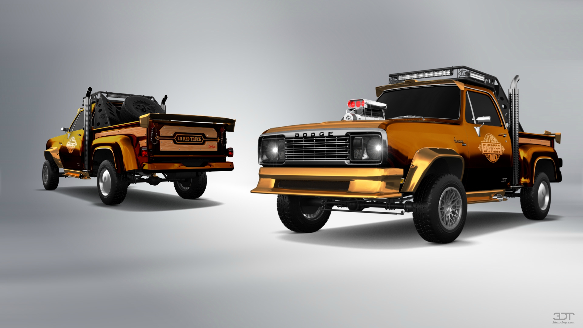 Dodge Lil Red Express 2 Door pickup truck 1978 tuning