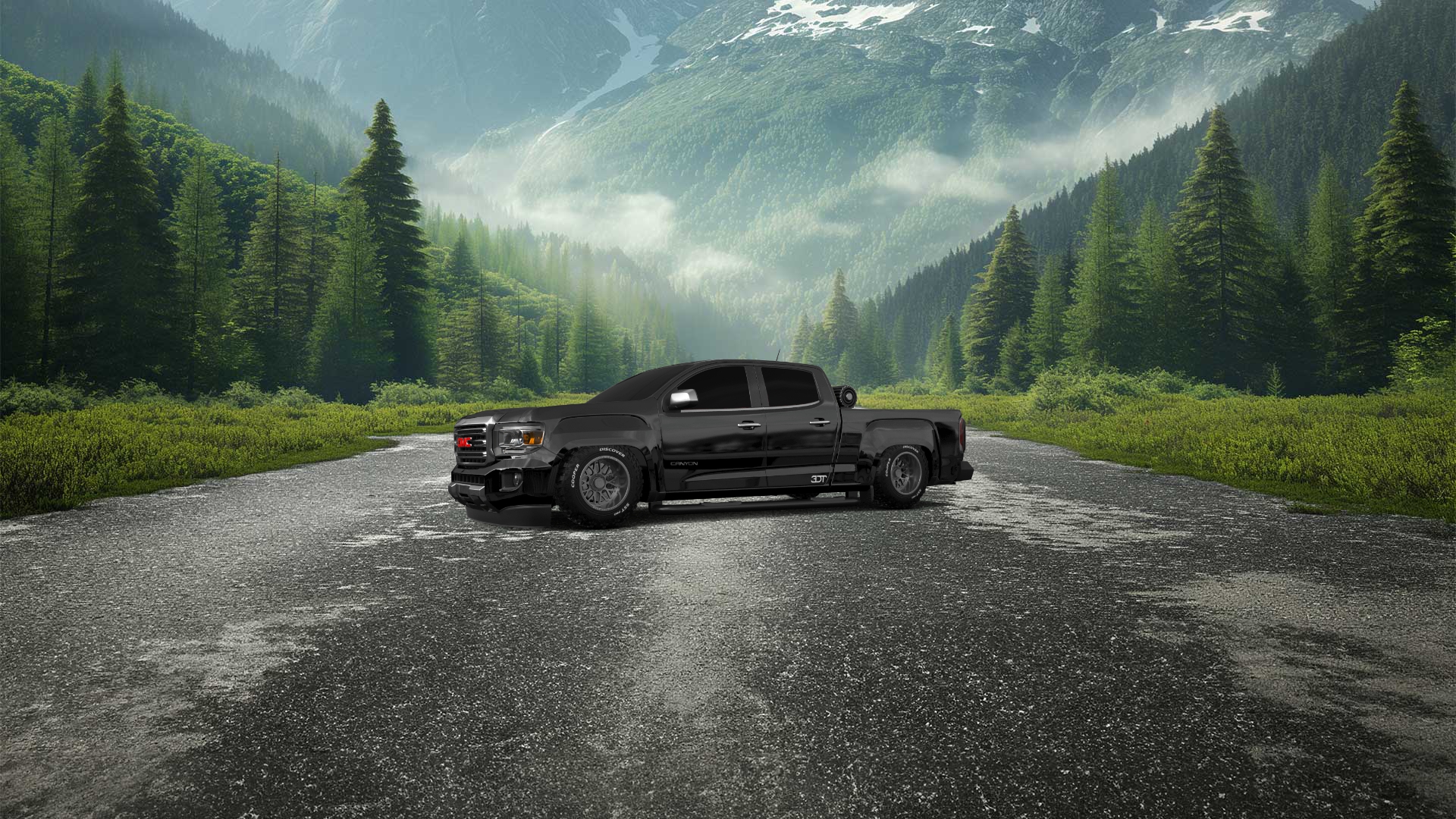 GMC Canyon Crew Cab 4 Door pickup truck 2015 tuning