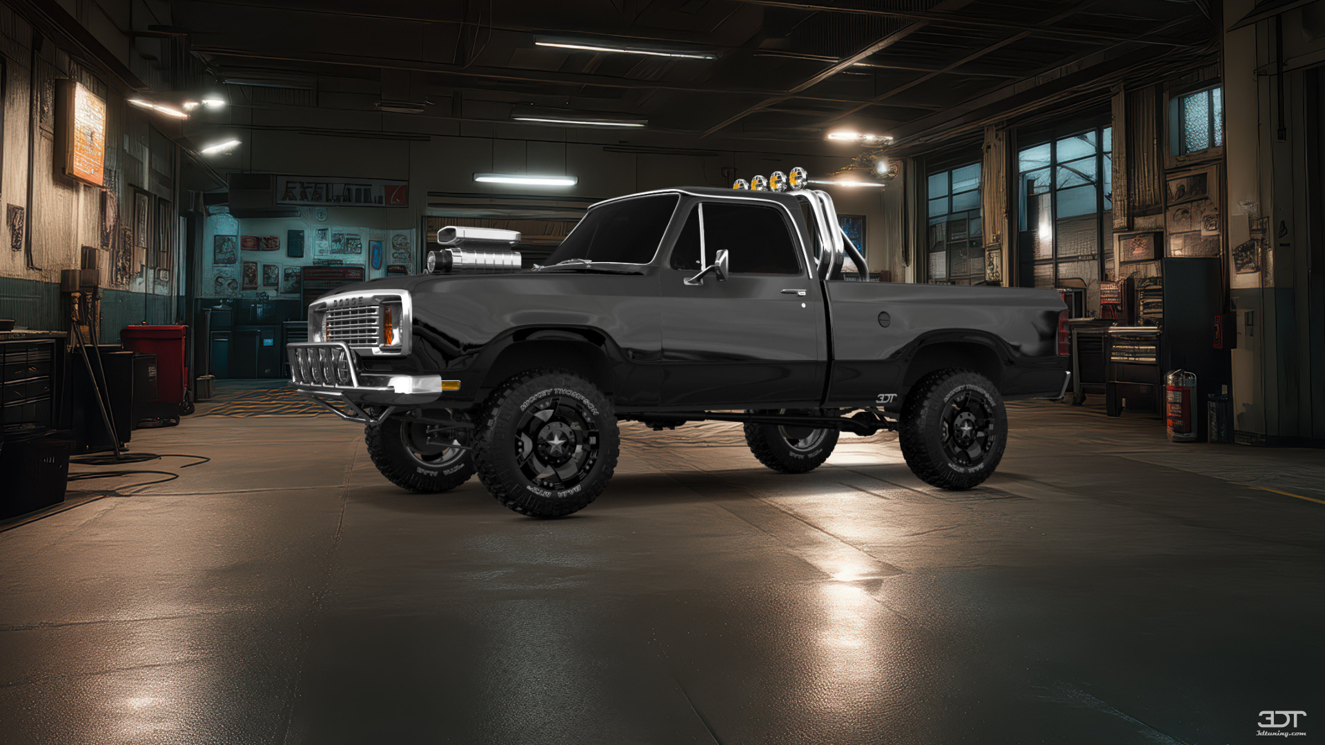 Dodge Power Wagon W200 2 Door pickup truck 1977 Images