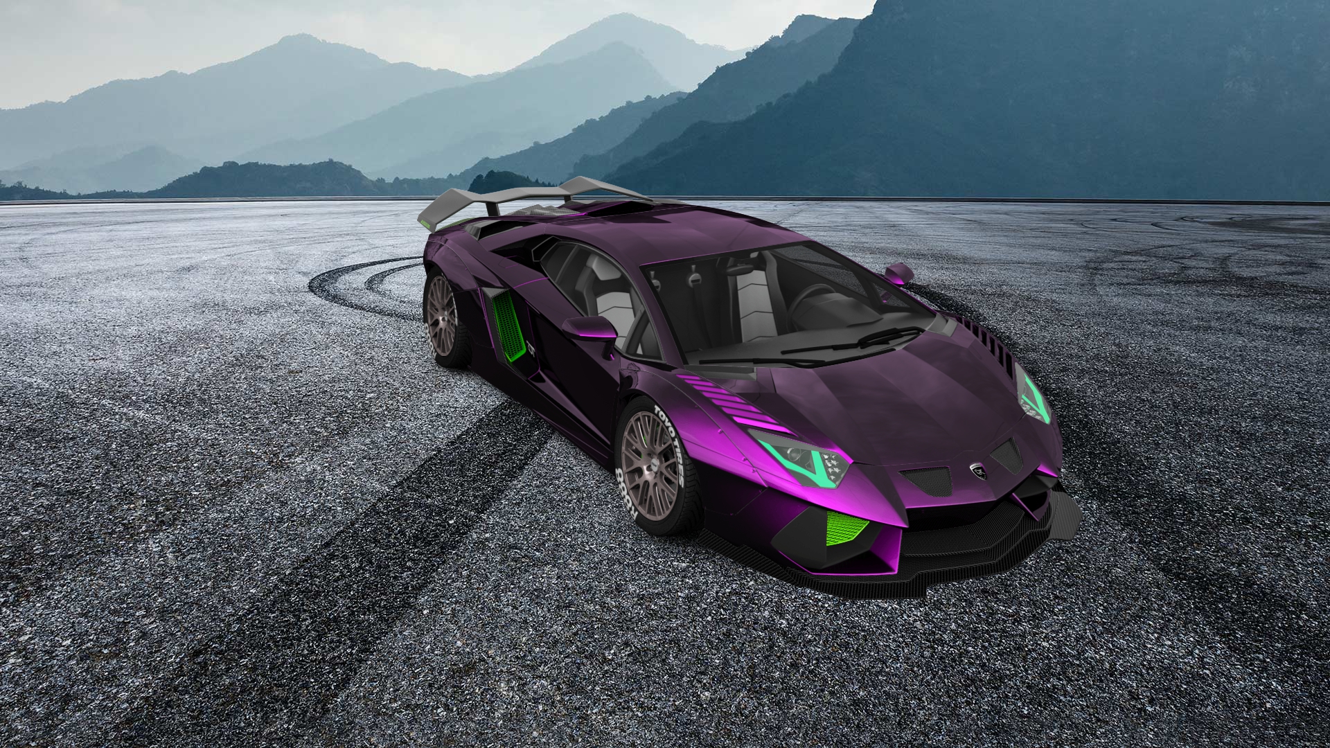 Lamborghini Aventador 2 Door Coupe 2012 tuning