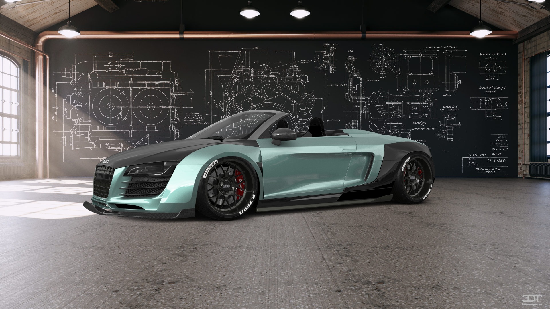 Audi R8 Spyder 2 Door Convertible 2008 图片
