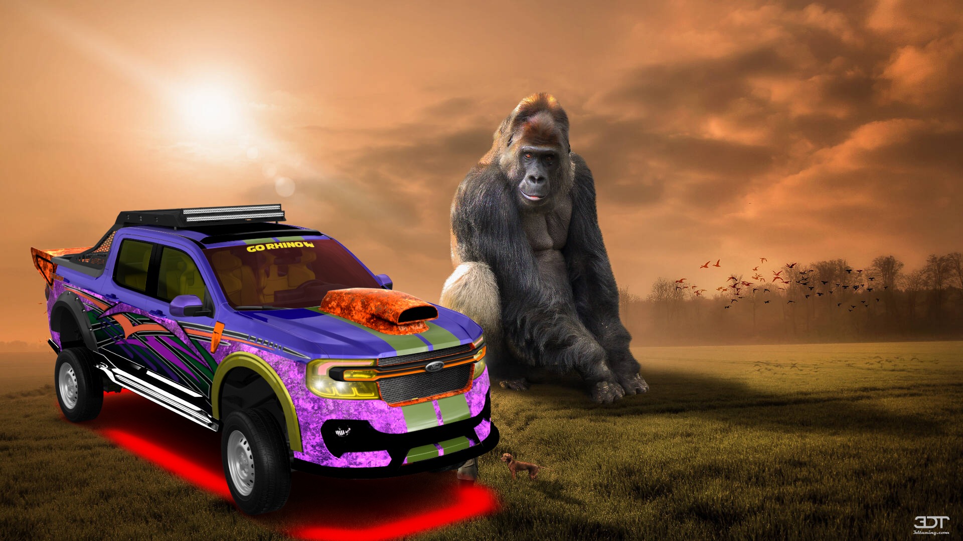 Ford Maverick 4 Door pickup truck 2022 tuning