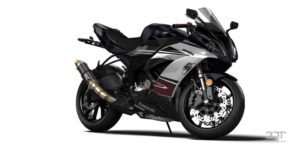 Tuning Kawasaki Ninja ZX 6R Sport Bike 2015