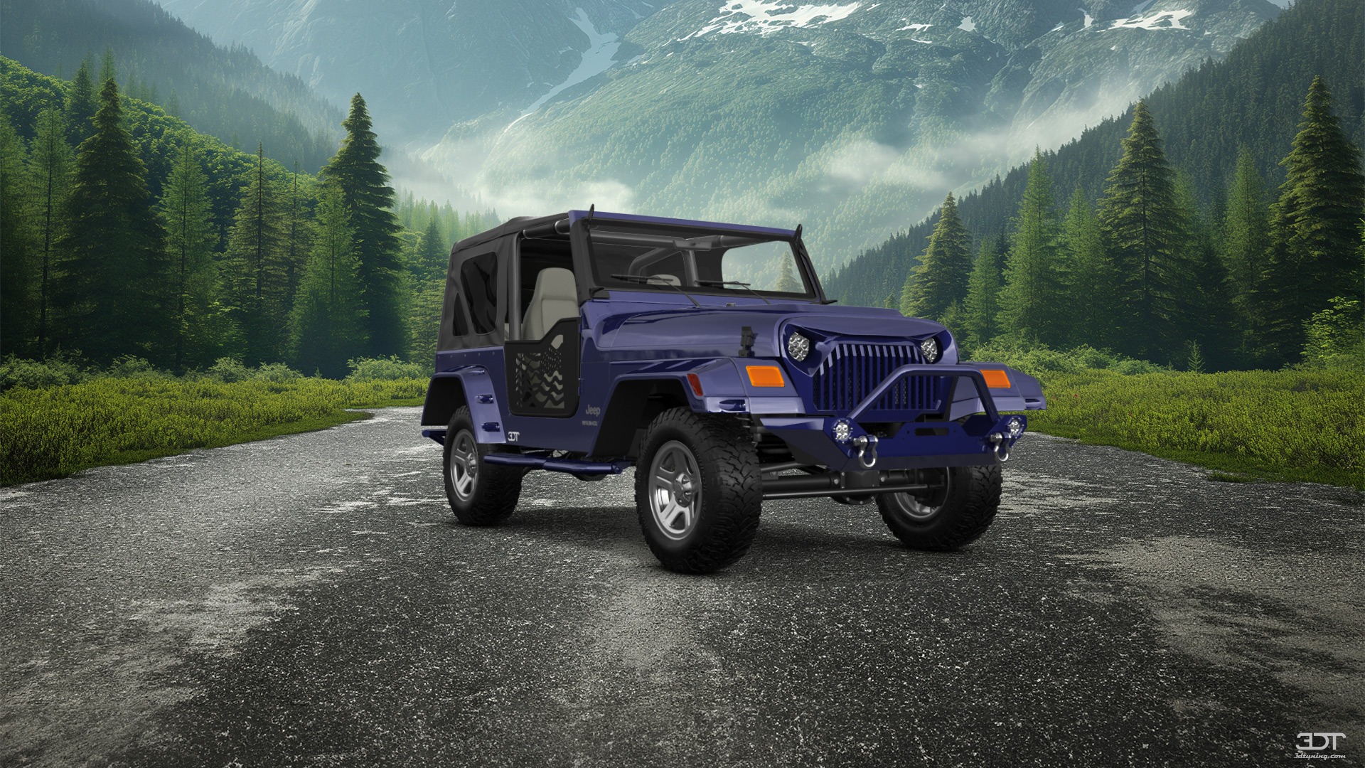 Tuning Jeep Wrangler TJ 2 Door SUV 1997