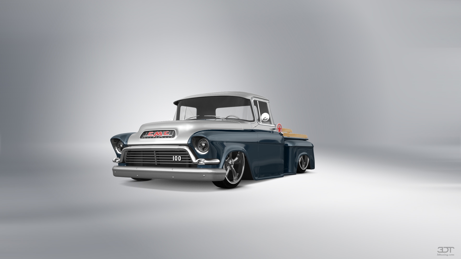 GMC 100 Stepside 2 Door pickup truck 1957 tuning