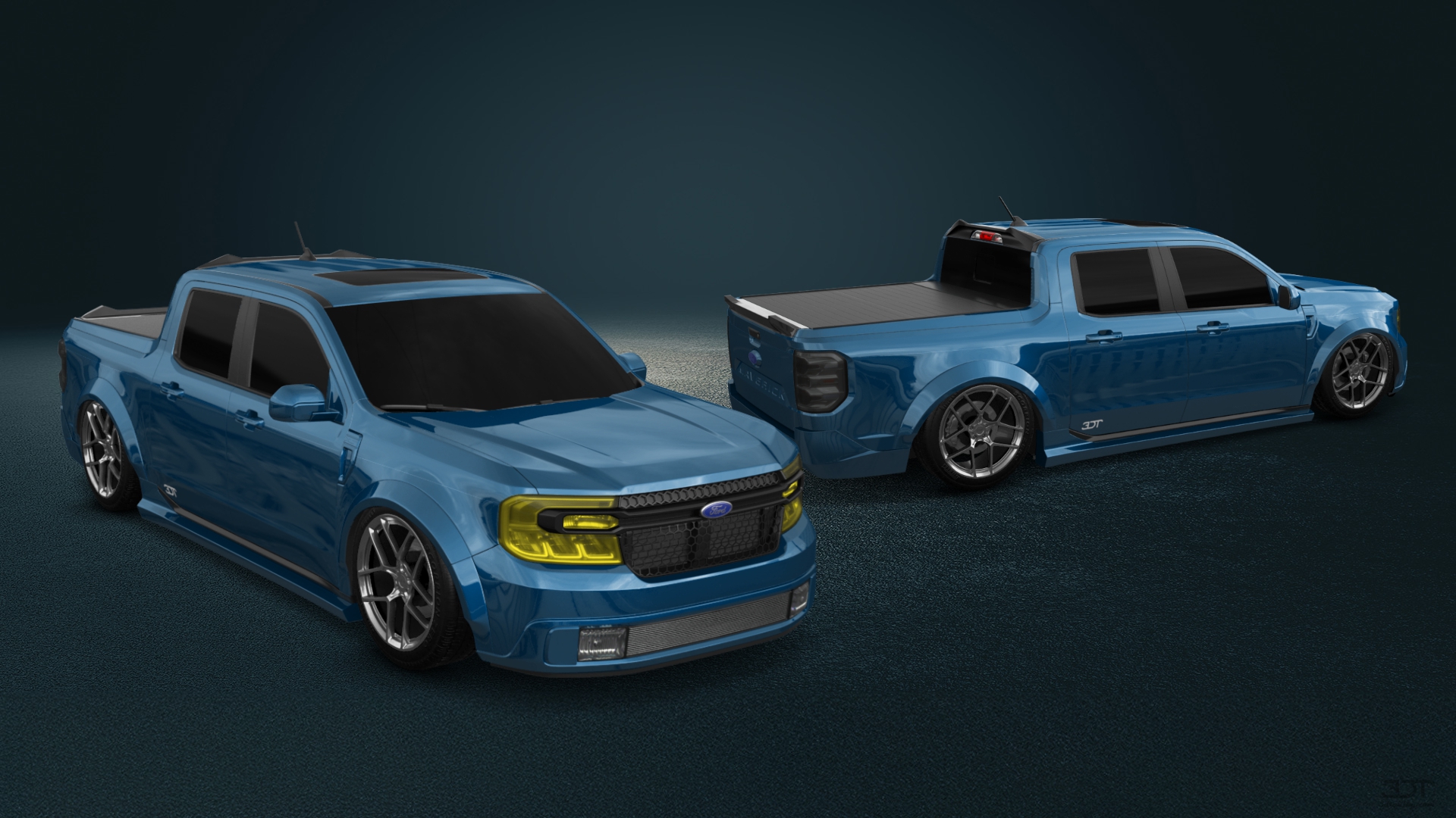 Ford Maverick 4 Door pickup truck 2022 tuning