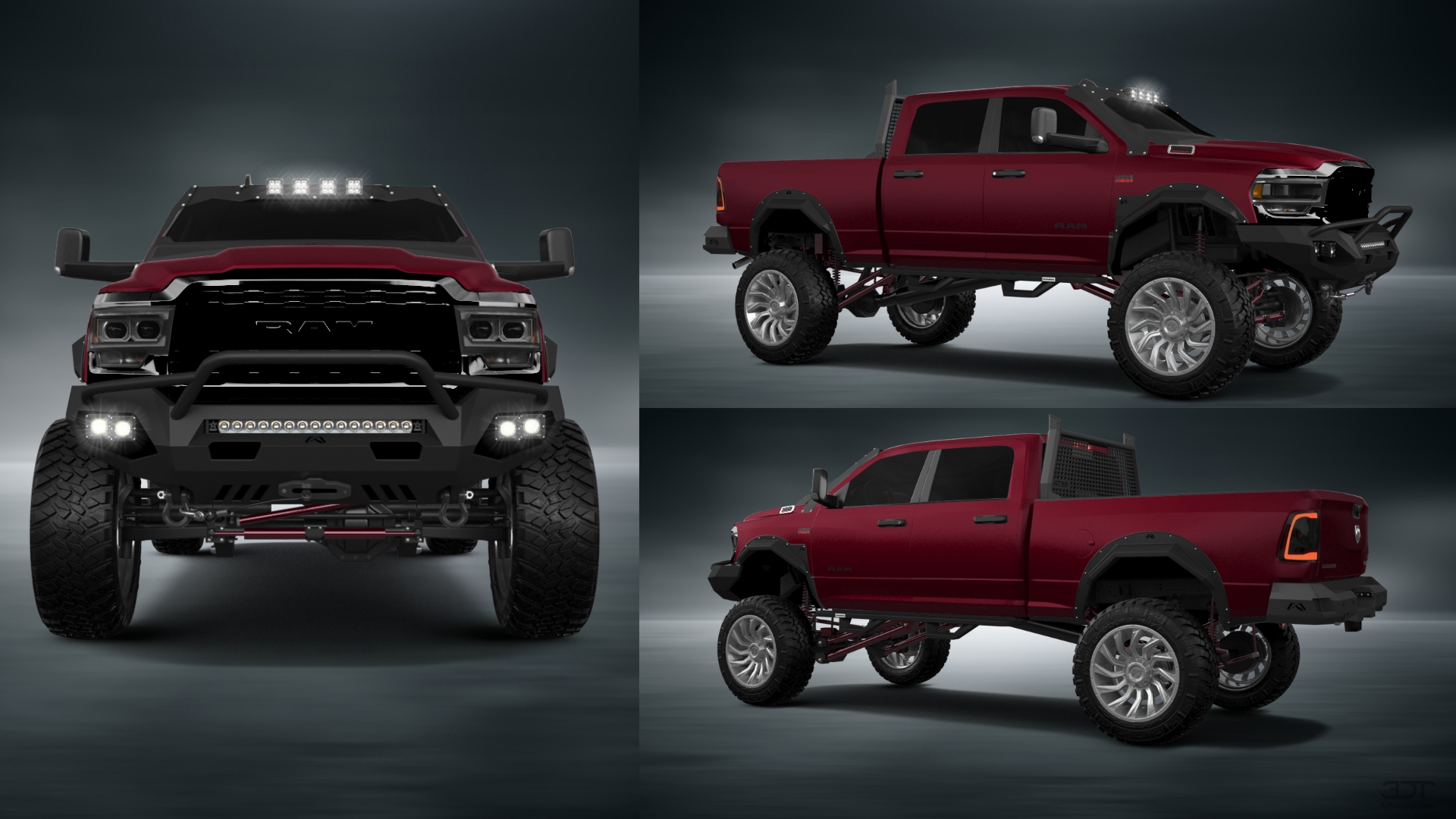 Dodge Ram 2500 4 Door pickup truck 2020 tuning