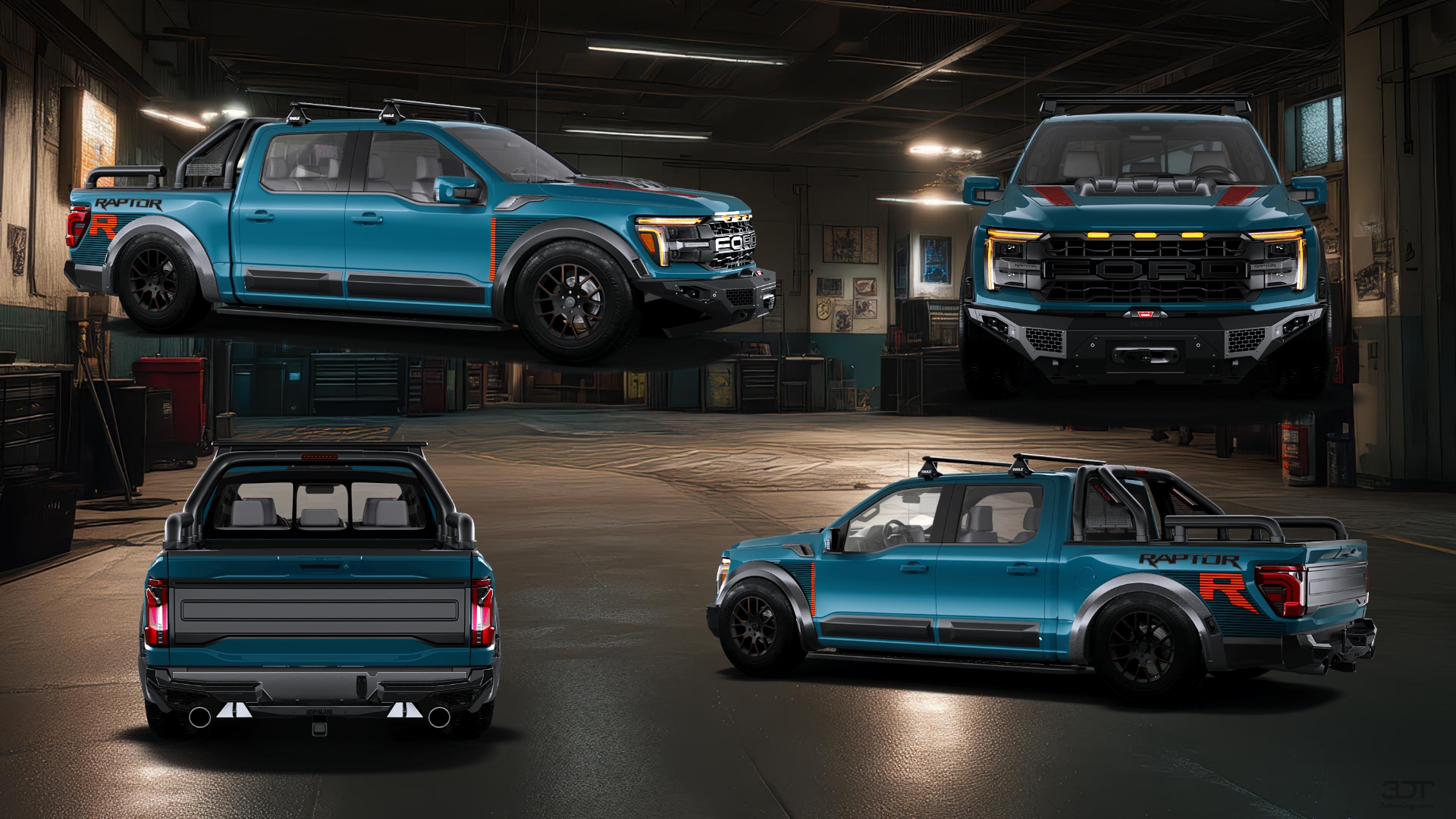 Ford F-150 Raptor 4 Door pickup truck 2024 tuning