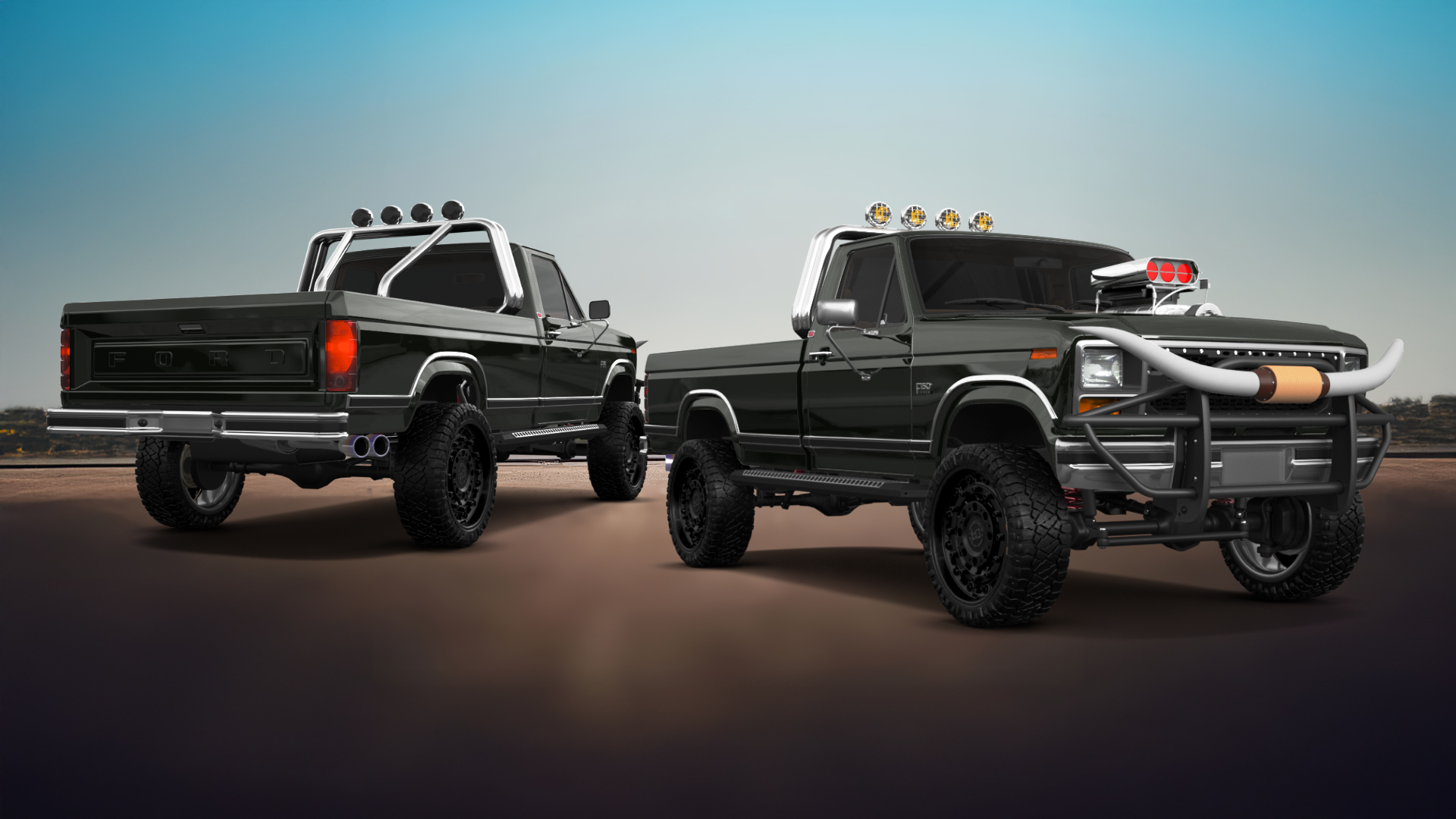 Ford F-150 2 Door pickup truck 1986 tuning