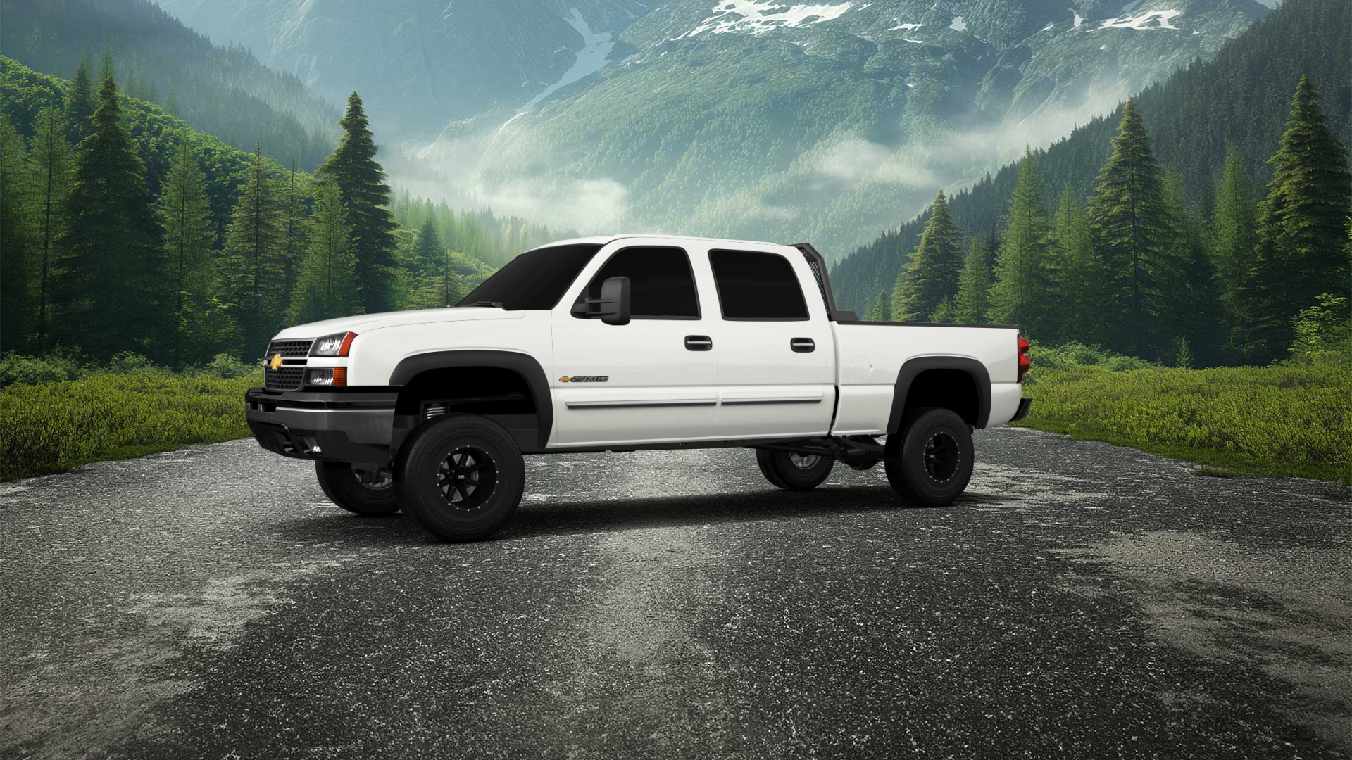 Chevrolet Silverado 2500 HD Long Box 4 Door pickup truck 2002 tuning