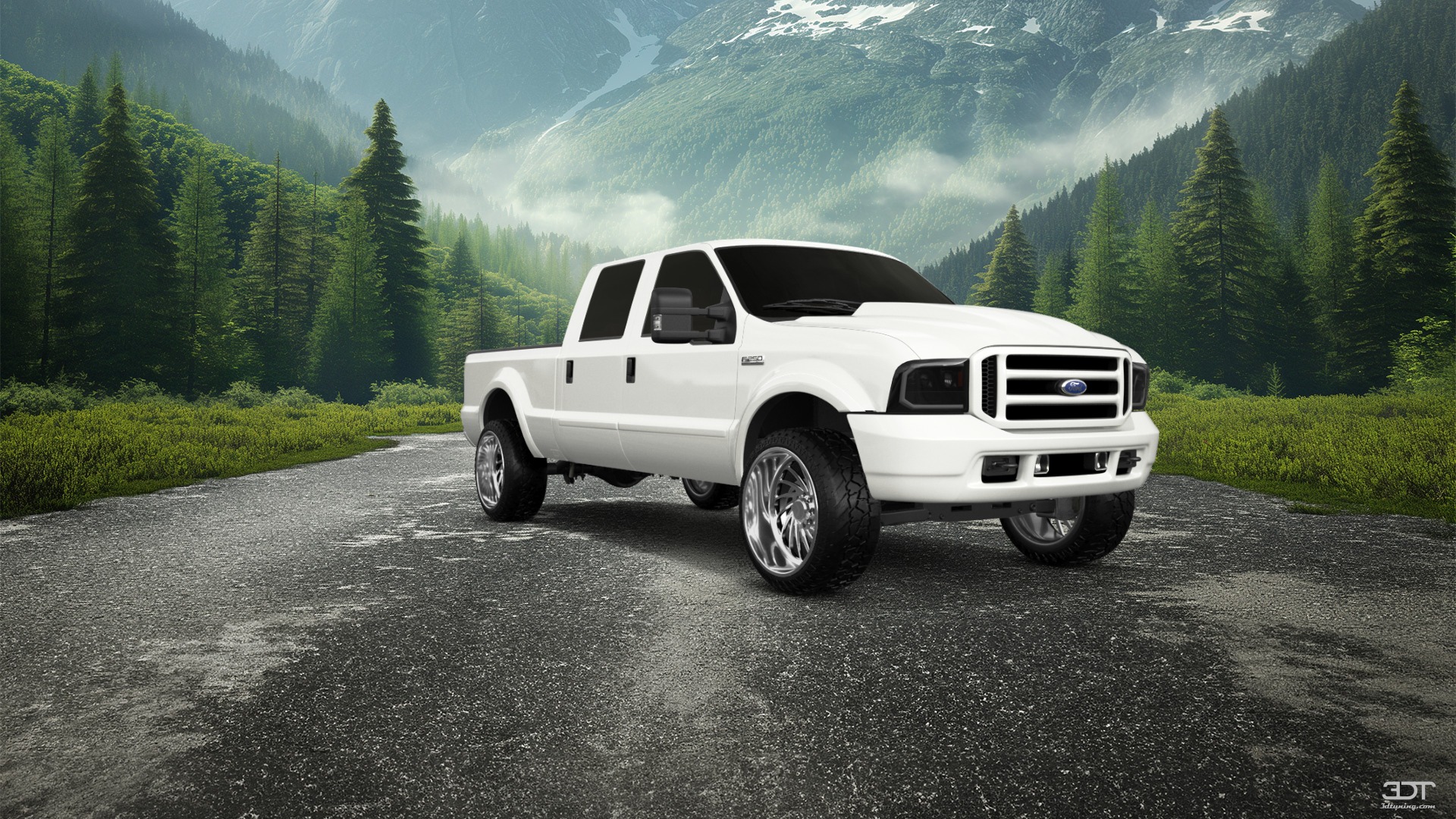 Ford F-250 Crew Cab 4 Door pickup truck 1999
