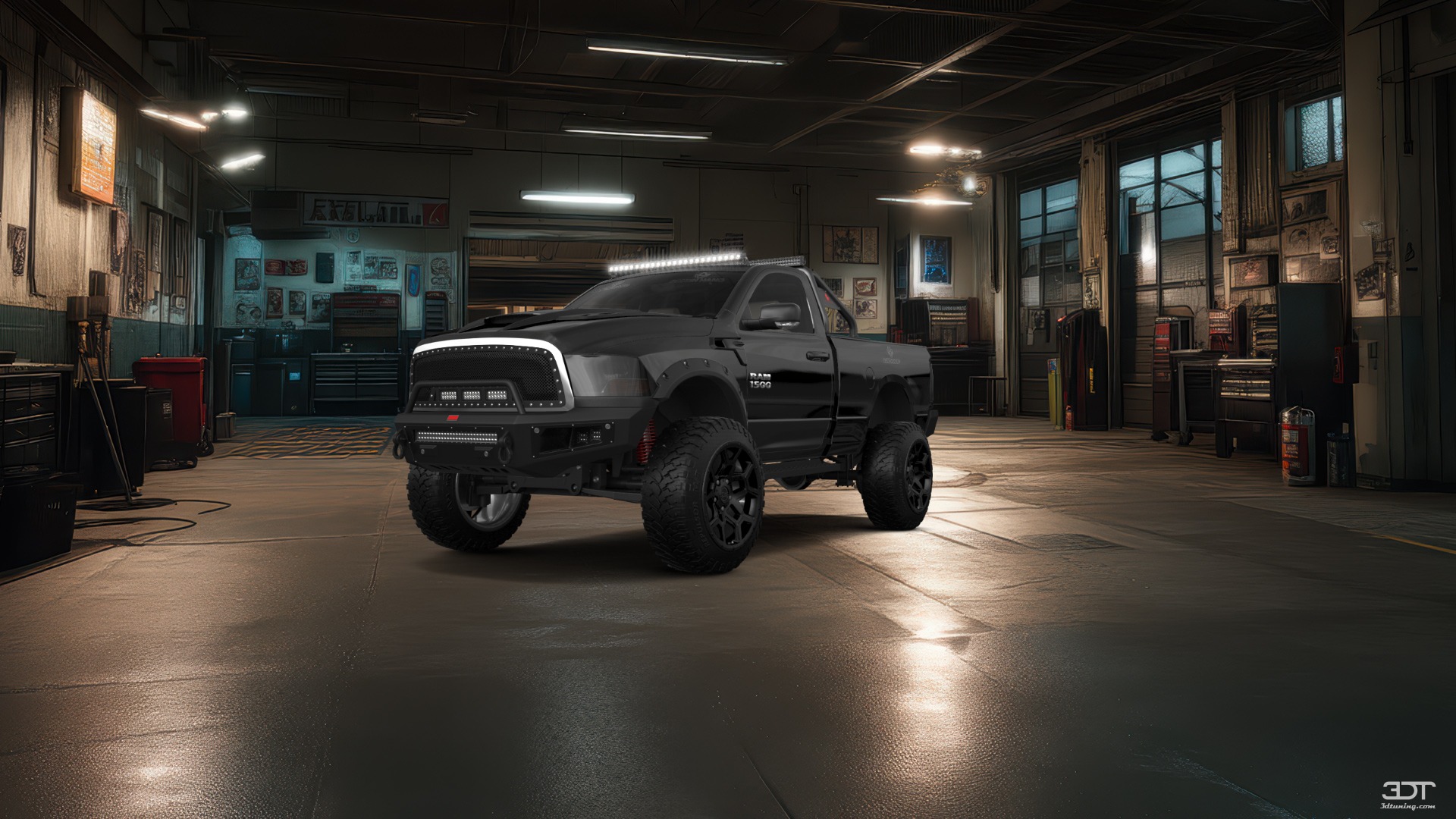 Dodge Ram 1500 6.4' box Regular Cab 2 Door pickup truck 2009 tuning