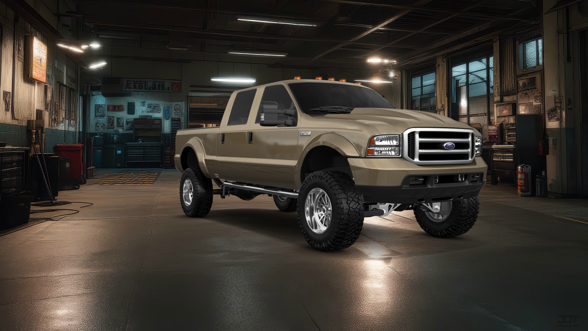 Ford F-250 Crew Cab 4 Door pickup truck 1999 tuning
