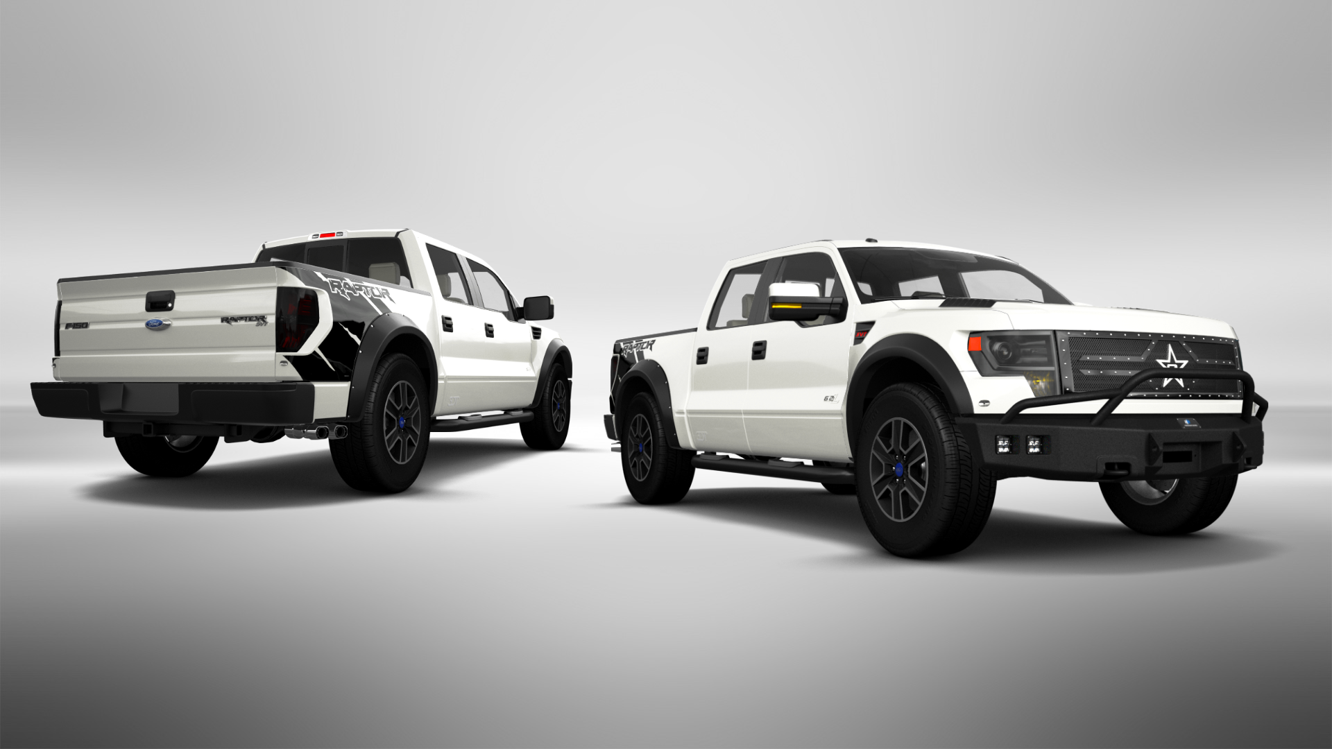 Ford F-150 SVT Raptor 4 Door pickup truck 2013 tuning