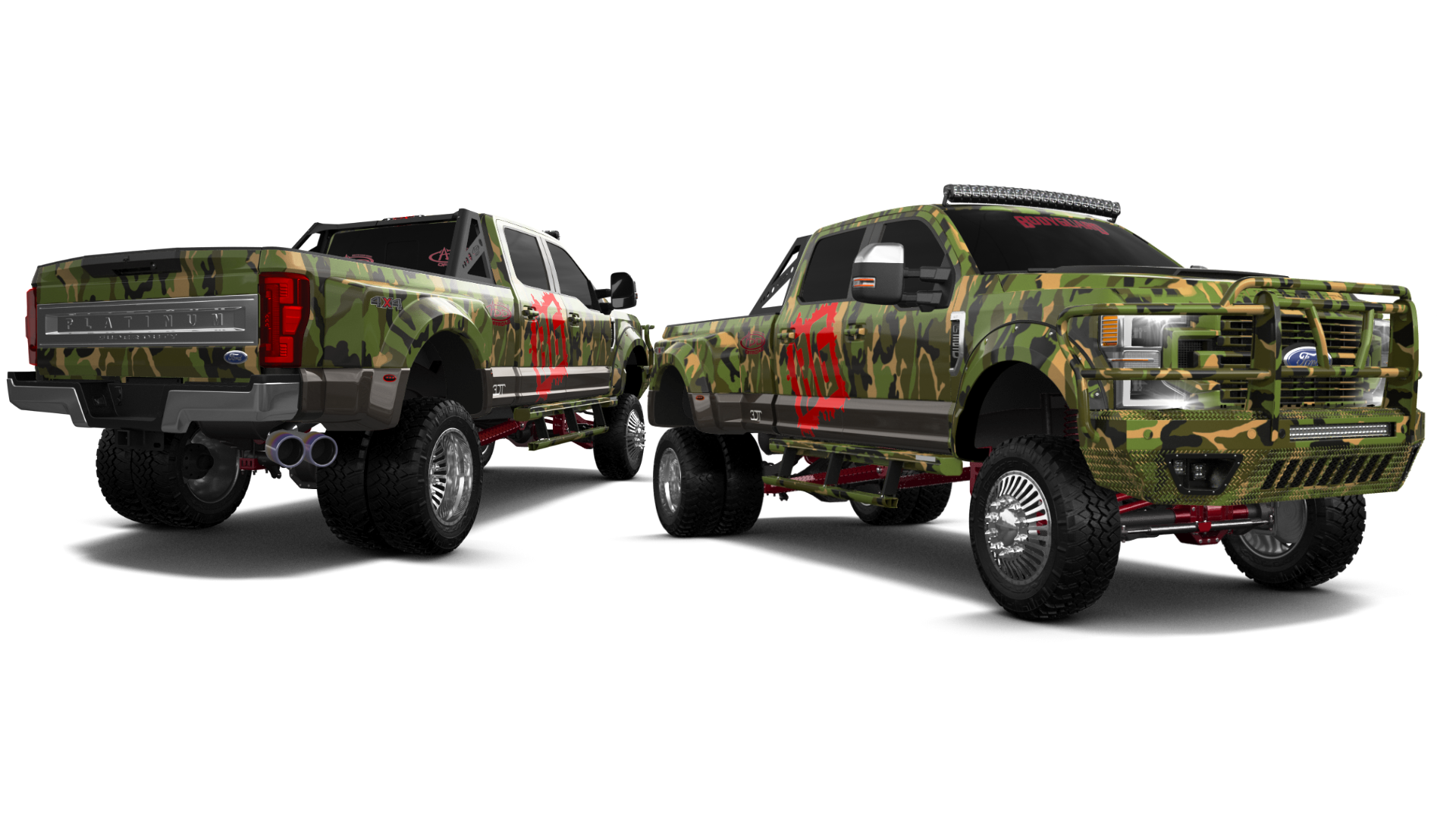 Tuning Ford F-350 DRW 4 Door pickup truck 2021