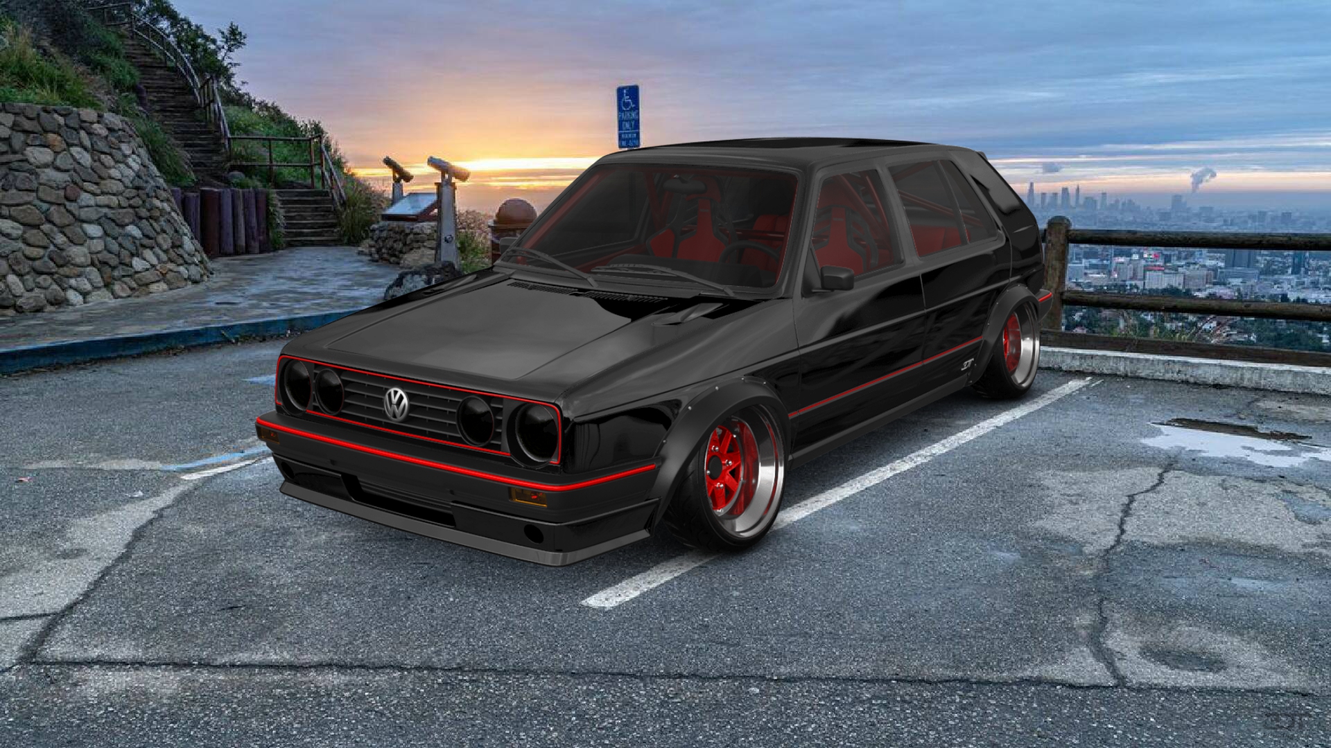 Volkswagen Golf Mk2 5 Door Hatchback 1983 tuning