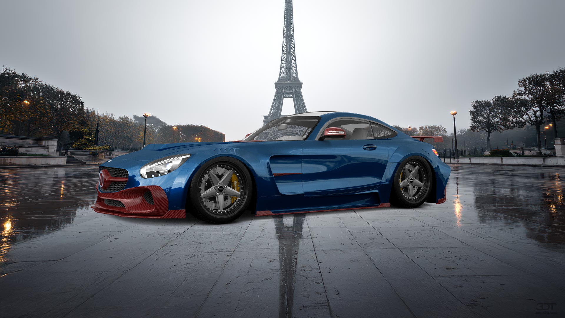 Mercedes AMG GT 2 door fastback coupe 2015 tuning