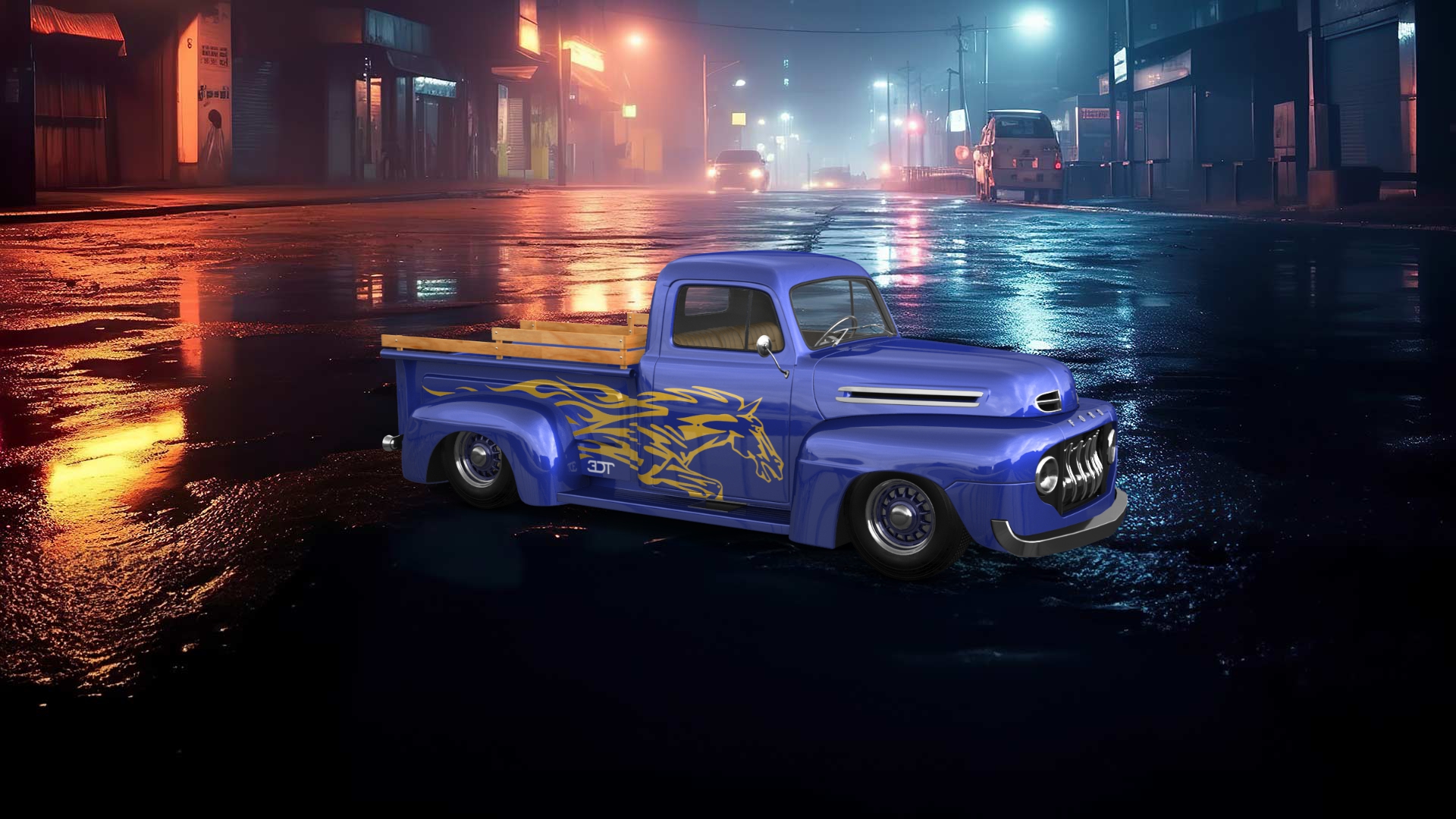Ford F1 2 Door pickup truck 1949 tuning