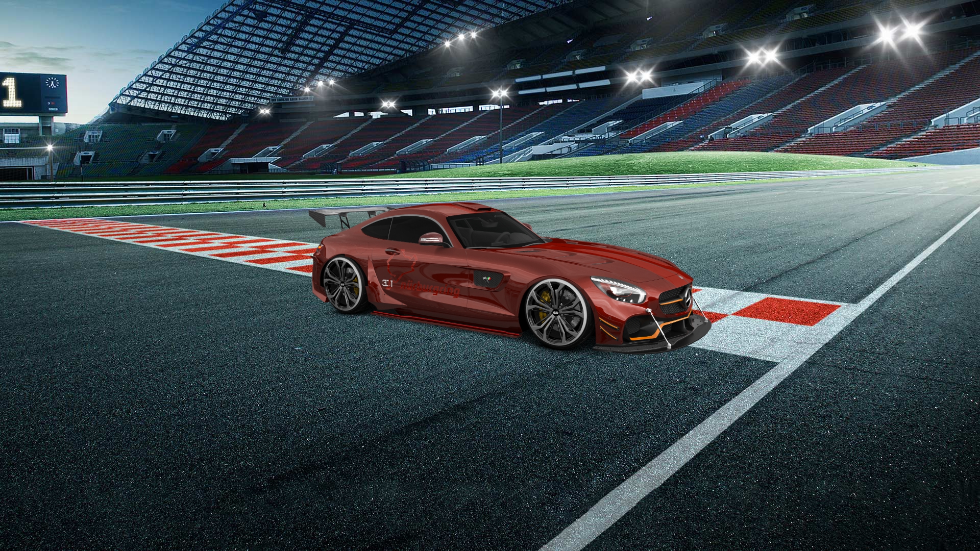 Mercedes AMG GT 2 door fastback coupe 2015