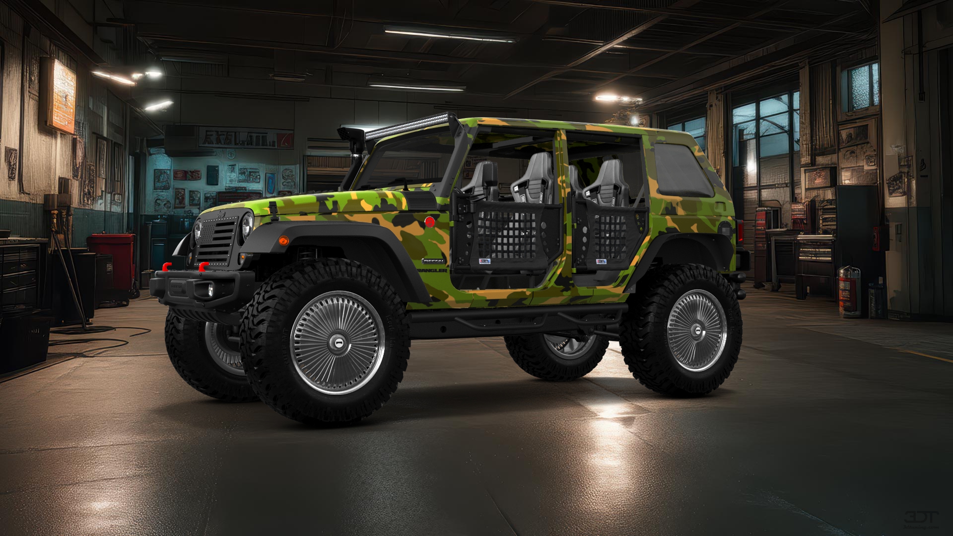 Jeep Wrangler Unlimited JK Rubicon Recon 4 Door SUV 2017 tuning