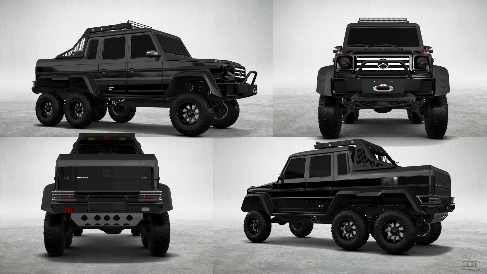 Mercedes G 63 AMG 6x6 4 Door pickup truck 2013