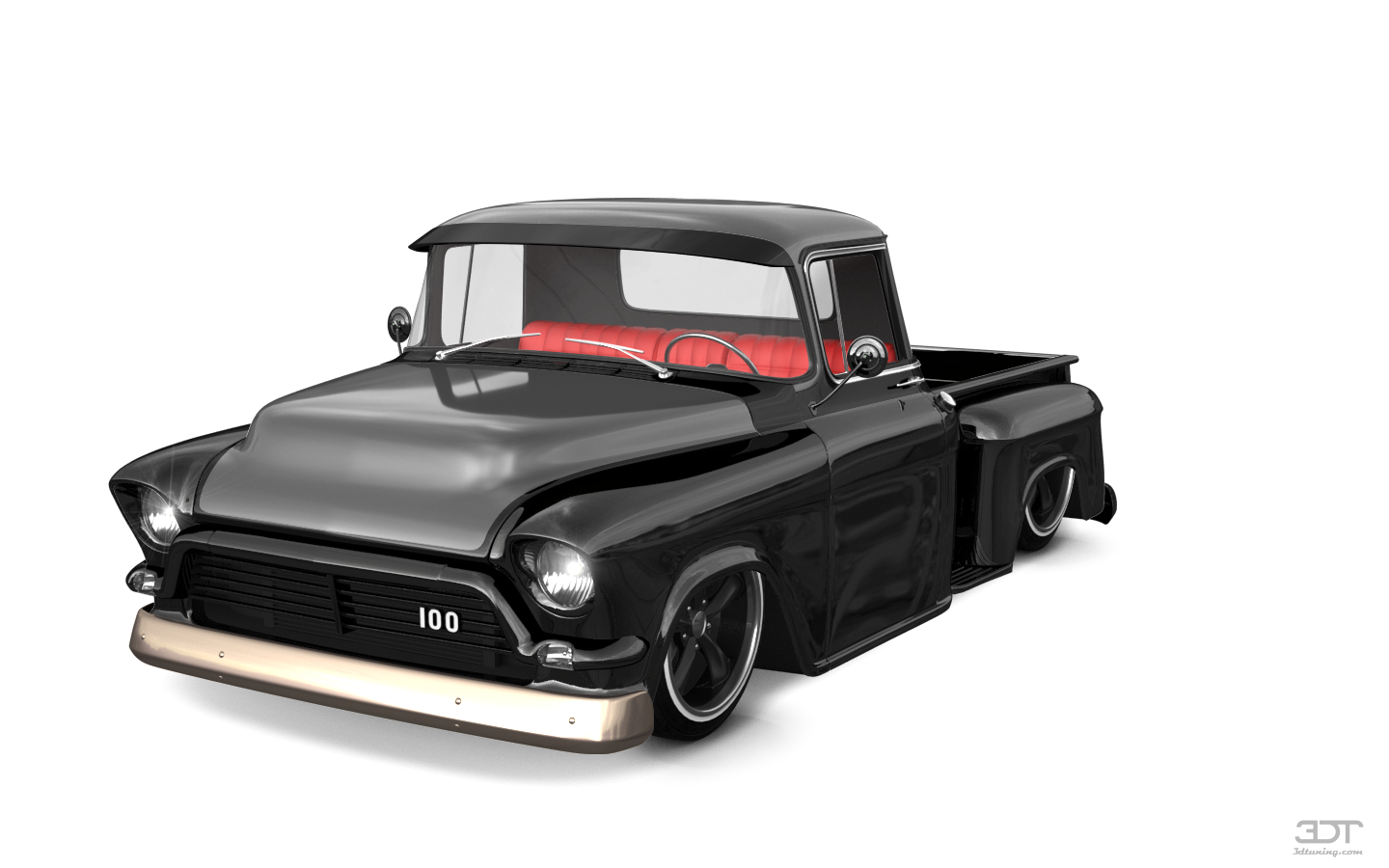 Tuning GMC 100 Stepside 2 Door pickup truck 1957